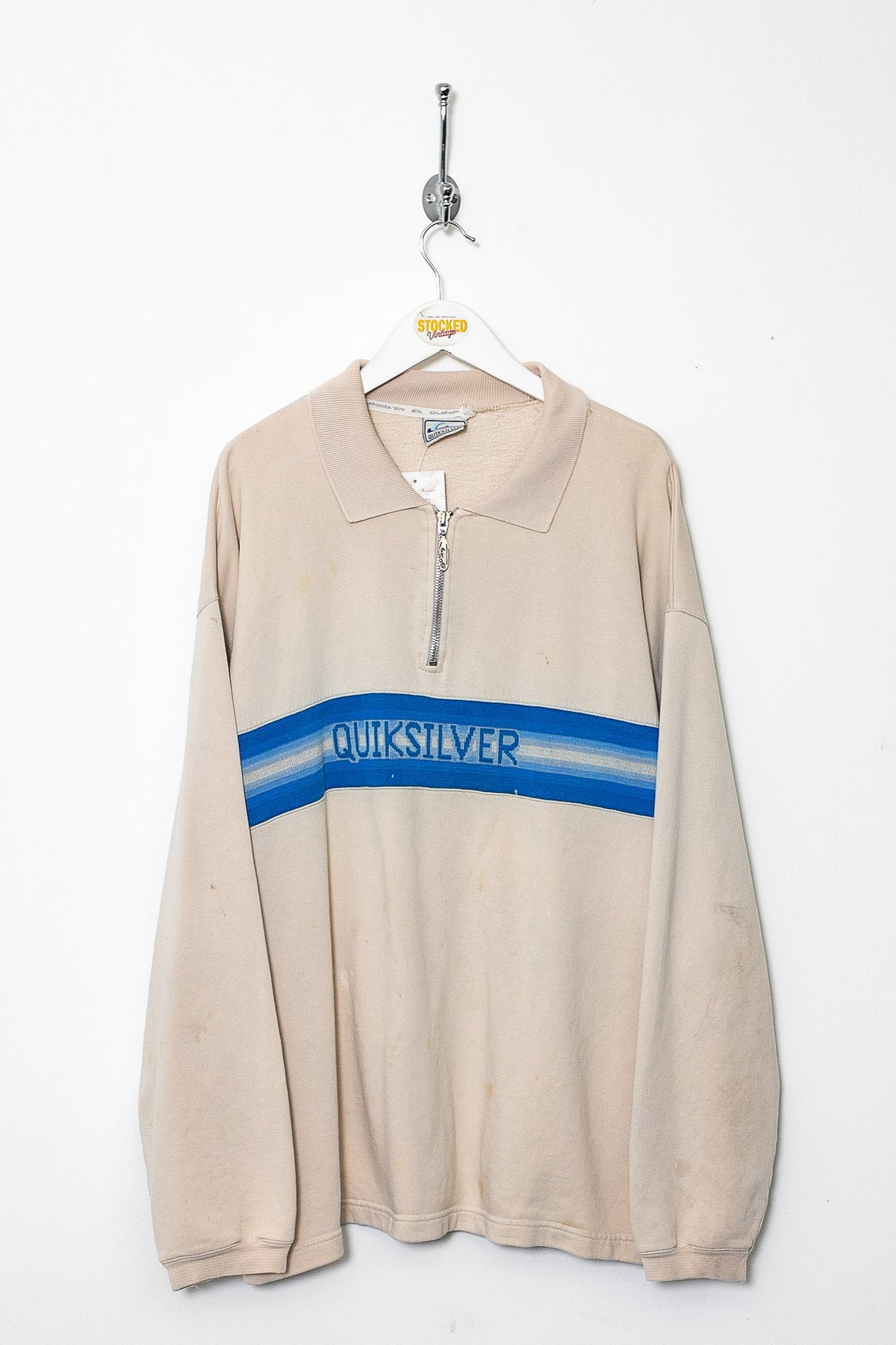 00s Quicksilver 1/4 Zip Sweatshirt (L)