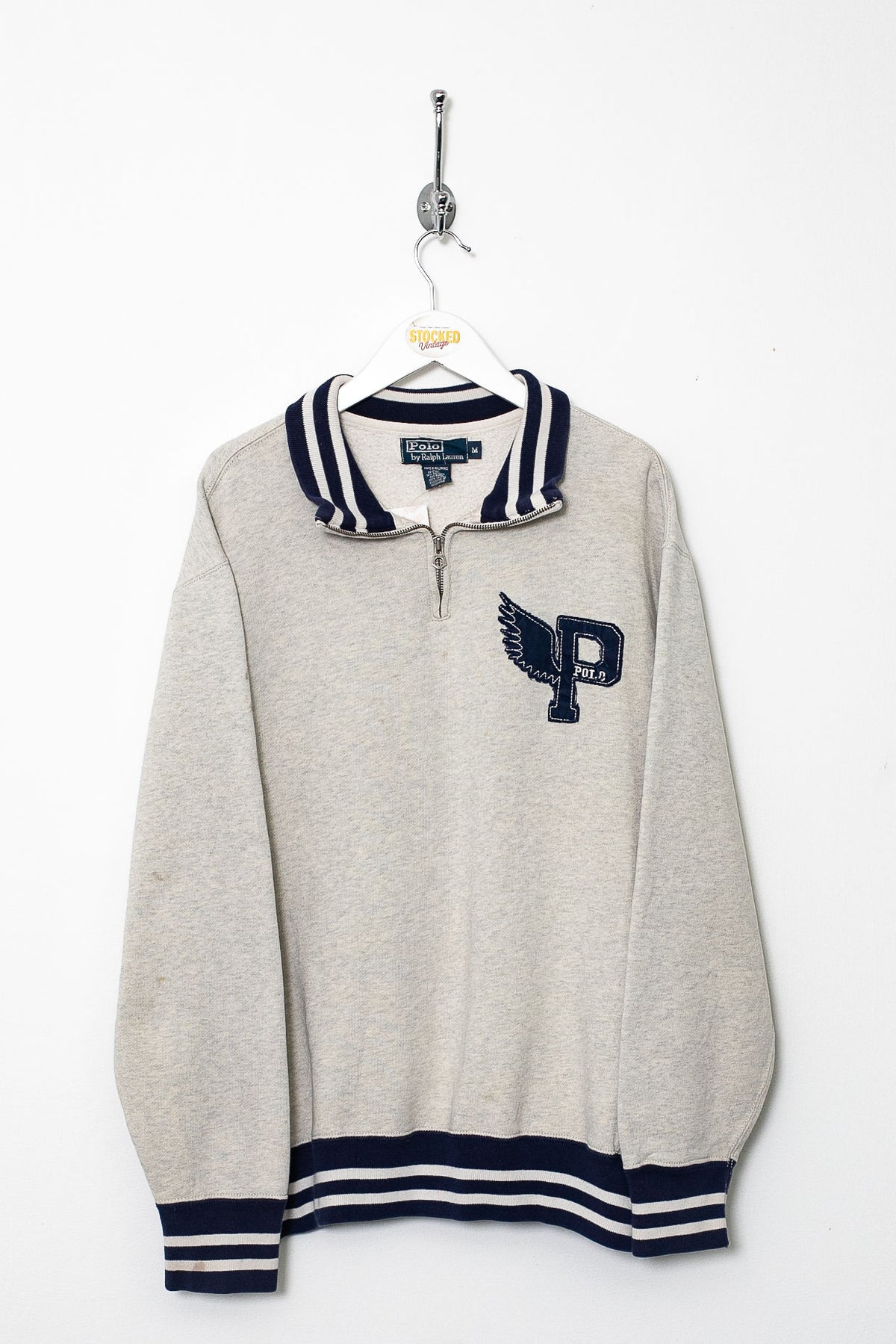 00s Ralph Lauren 1/4 Zip Sweatshirt (M)