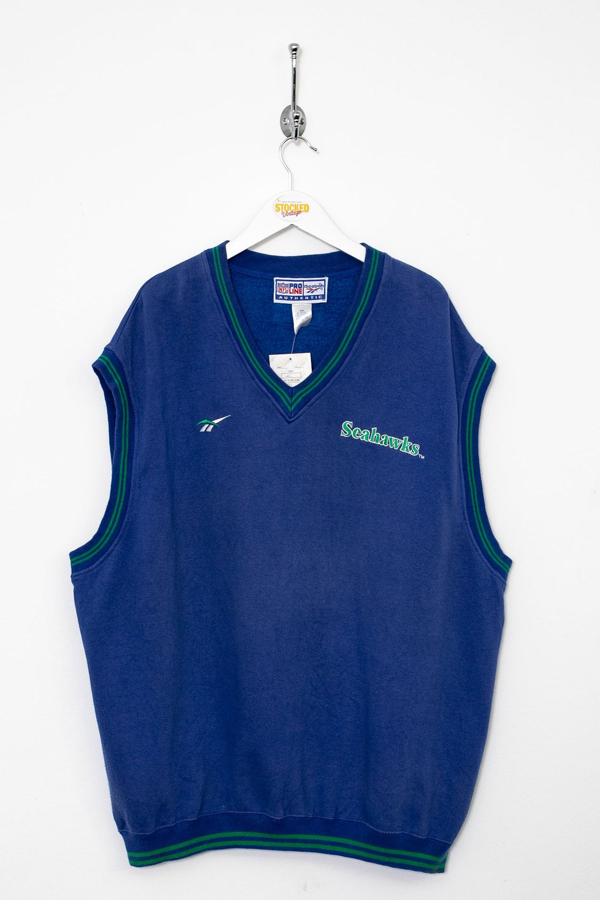 90s Reebok NFL Seattle Seahawks Sweater Vest (XXL)