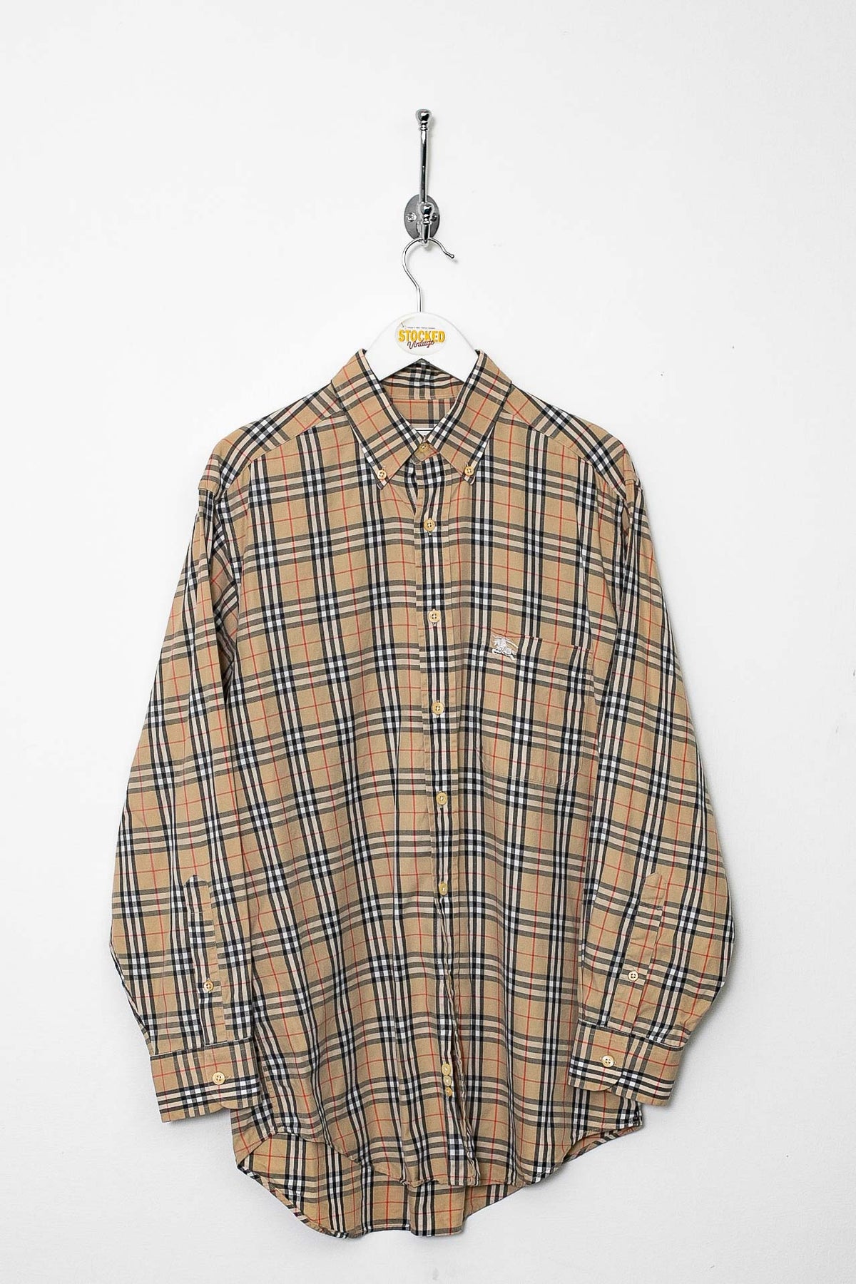 90s Burberry Nova Check Shirt (M)