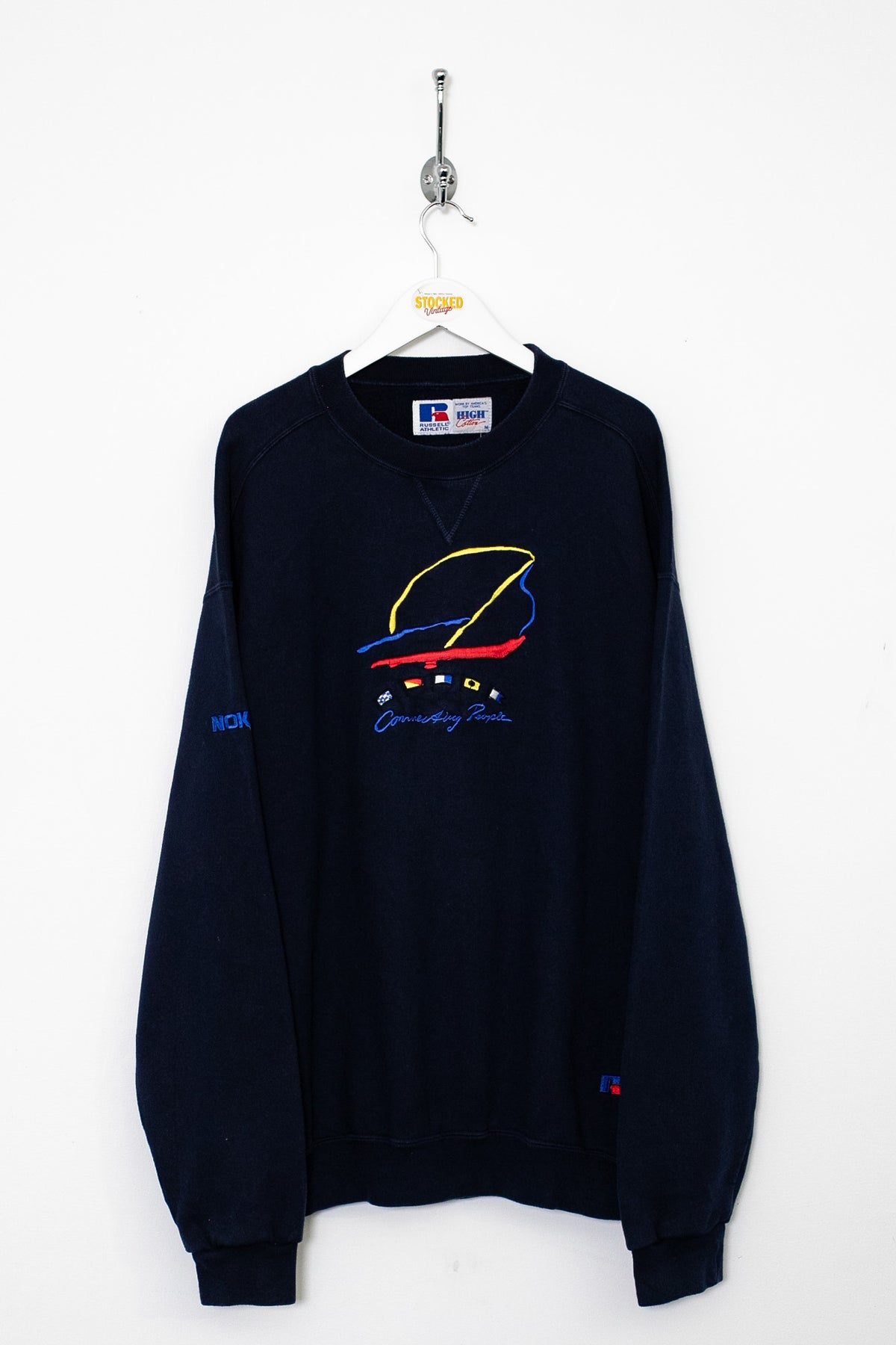 90s Russell Athletic Nokia Sweatshirt (M)