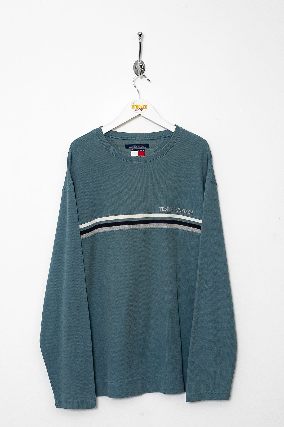 90s Tommy Hilfiger Long Sleeve Tee (L)