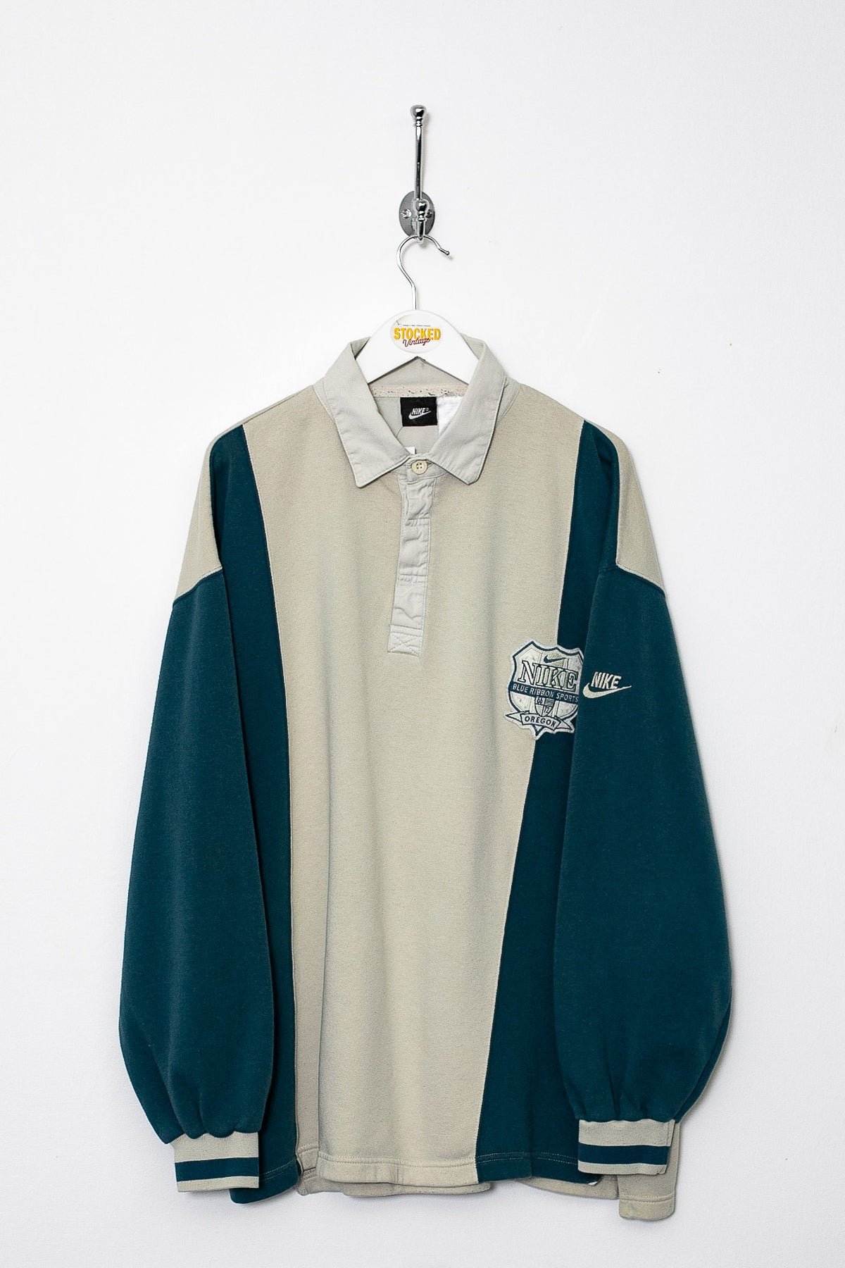 90s Nike Collared Sweatshirt (L)