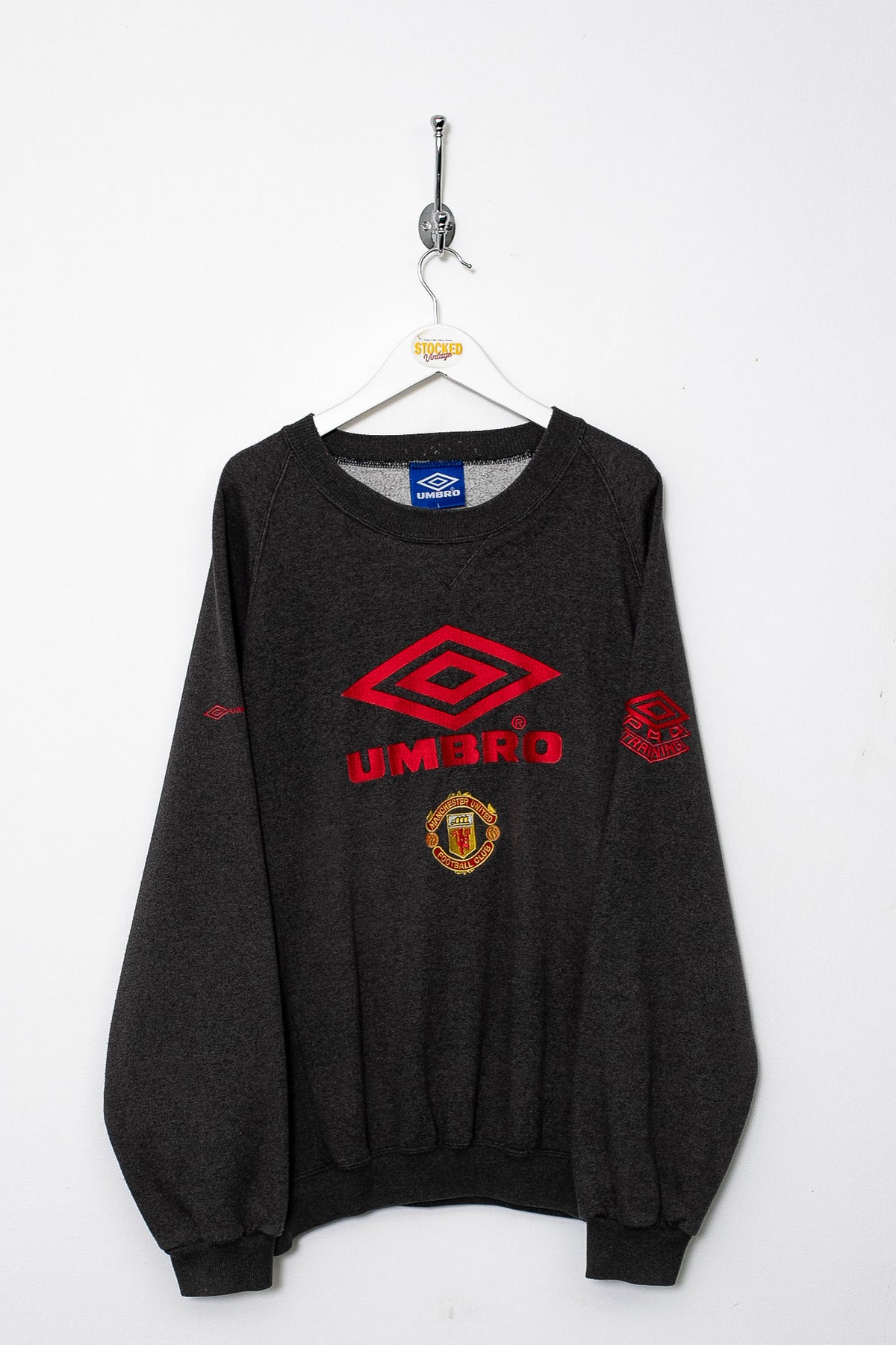 90s Umbro Man U Training Sweatshirt (L)