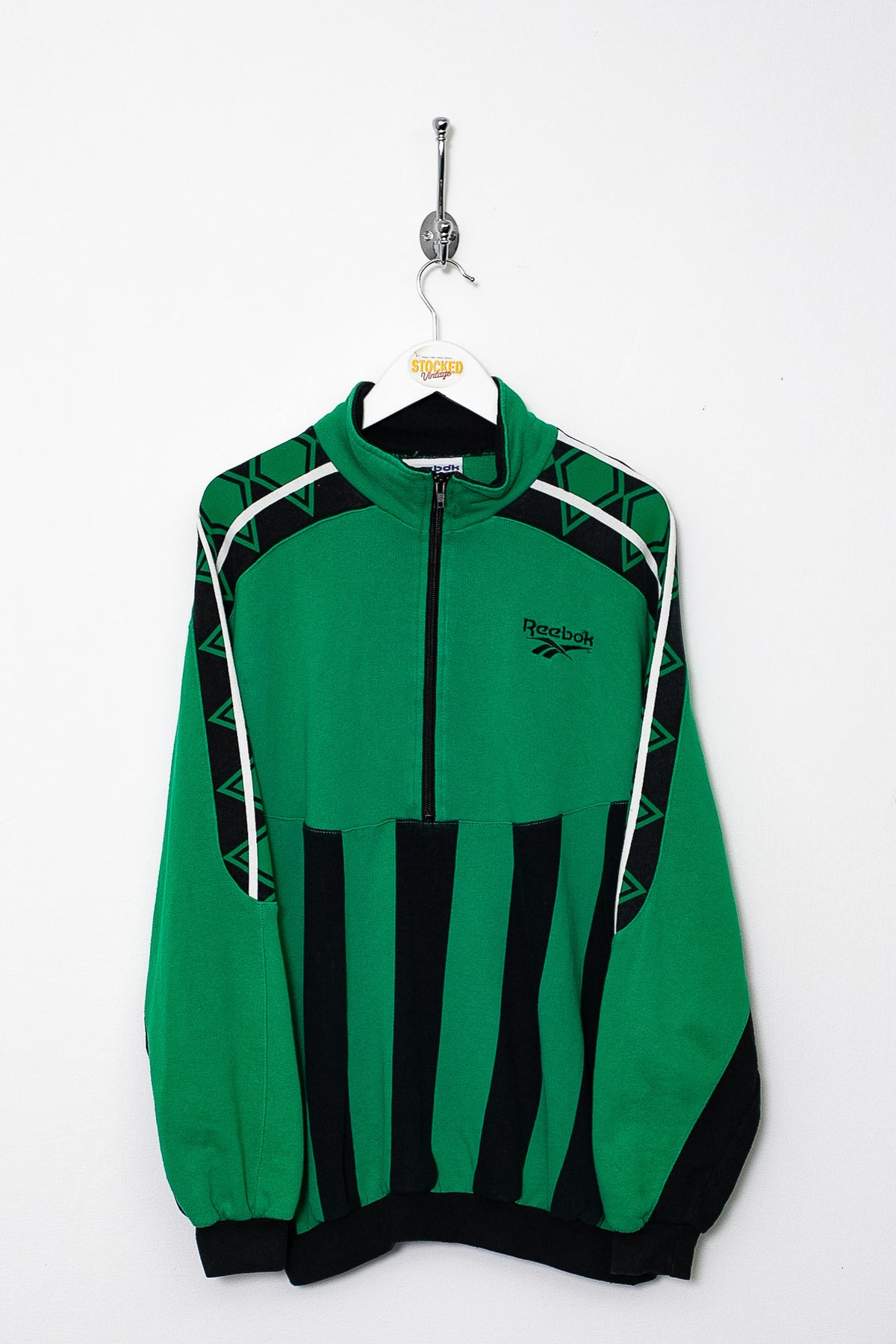 00s Reebok 1/4 Zip Sweatshirt (M)