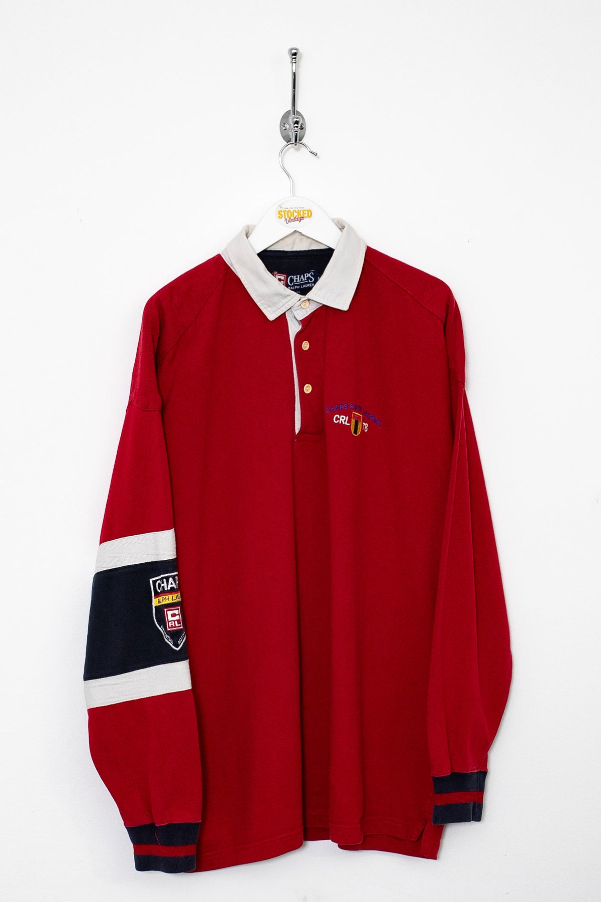 90s Ralph Lauren Chaps Rugby Shirt (L)