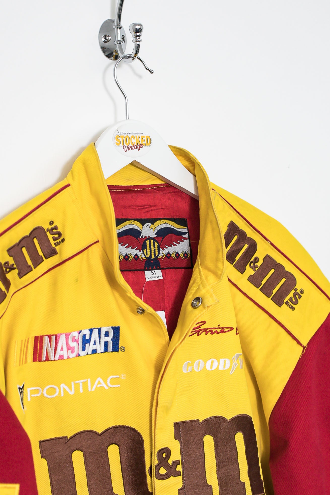 90s Jeff Hamilton M&Ms Nascar Racing Jacket (M) – Stocked Vintage