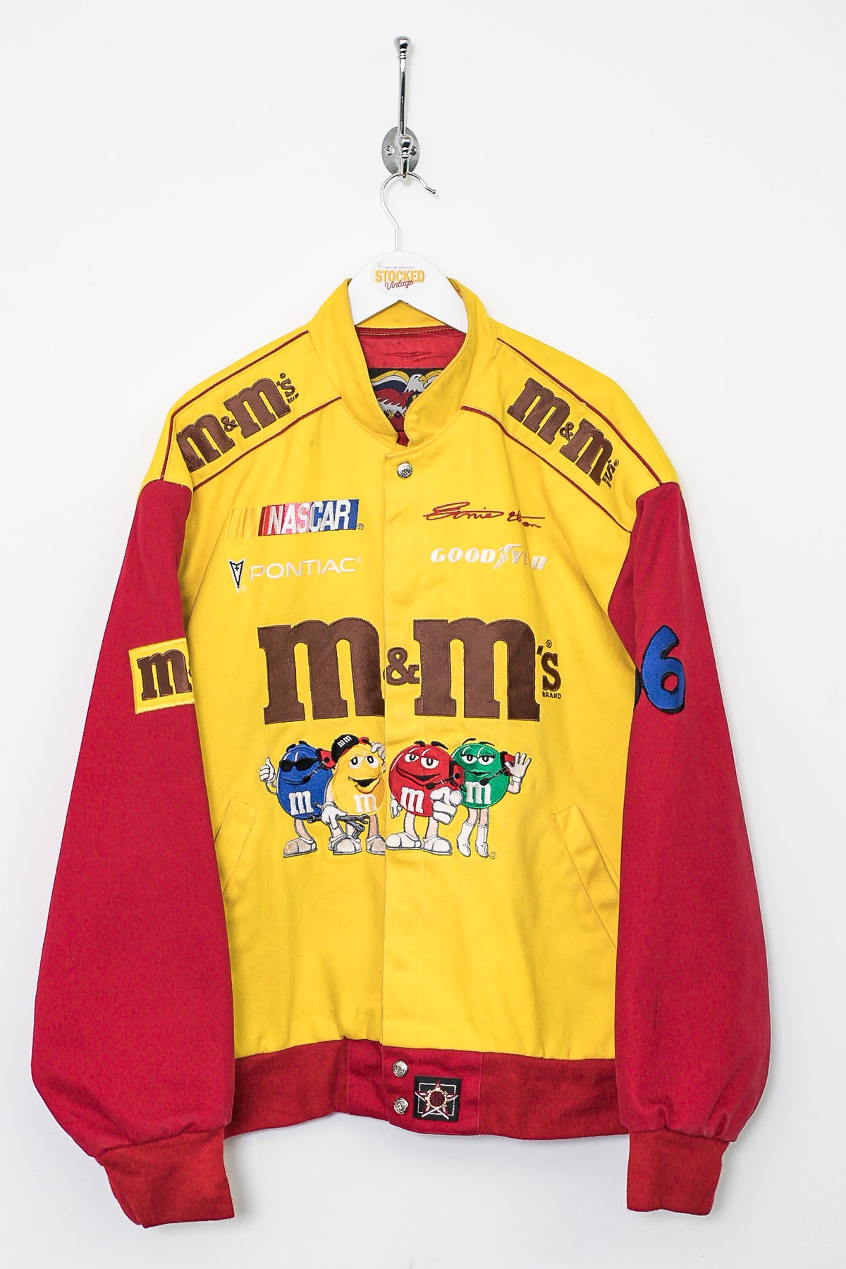 90s Jeff Hamilton M&Ms Nascar Racing Jacket (M)
