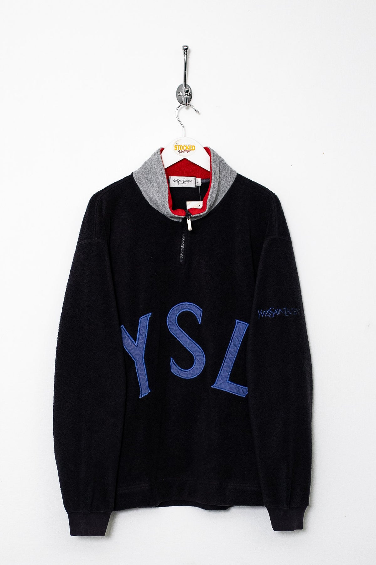 90s YSL 1/4 Zip Fleece (M)