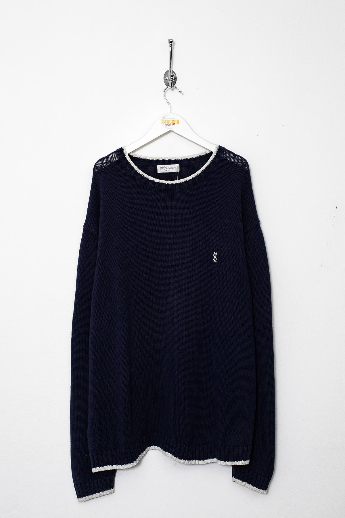 90s YSL Heavyweight Knit Jumper (XXL)