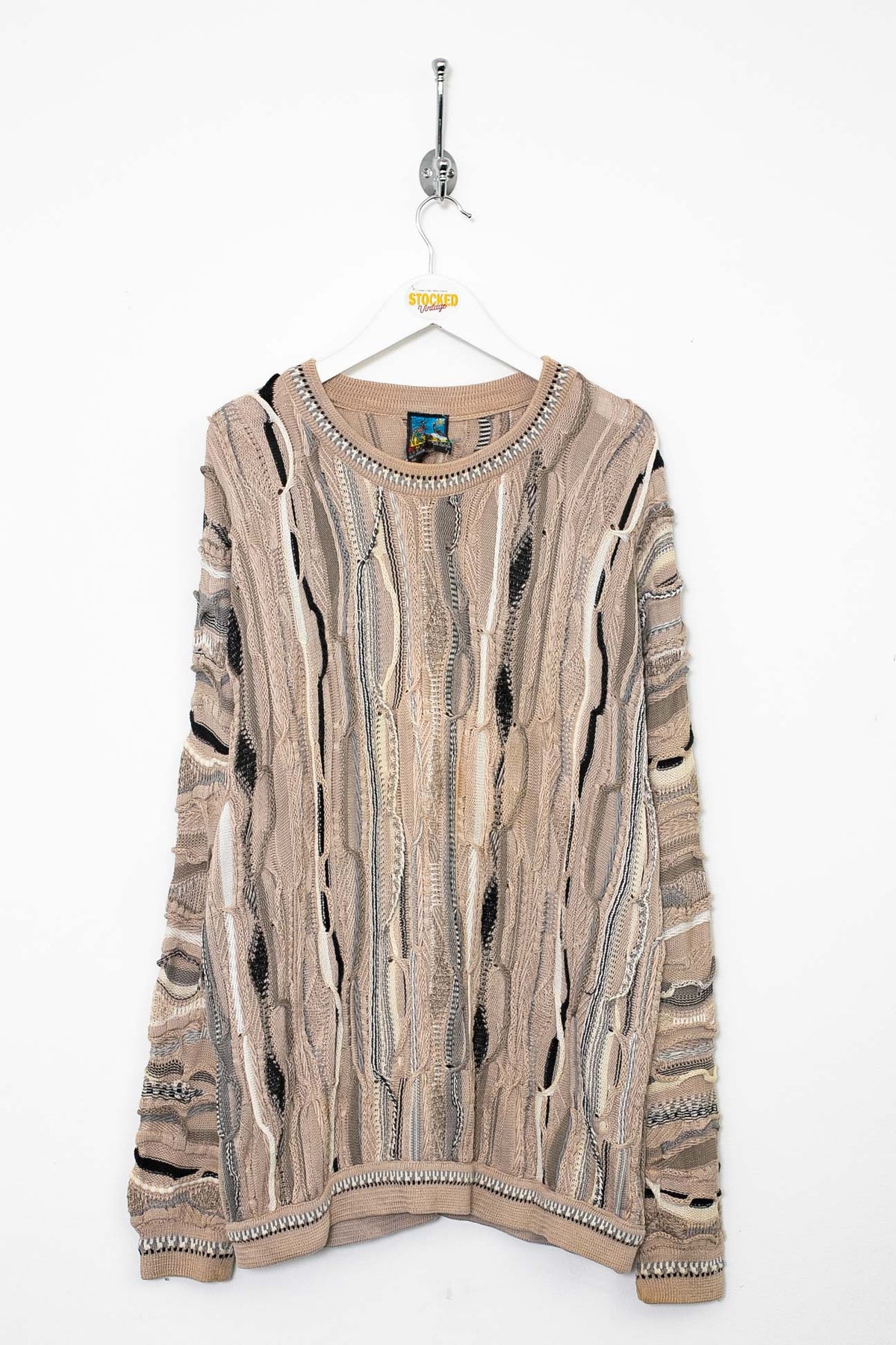 00s Emaroo Coogi Style Knit Jumper (L)