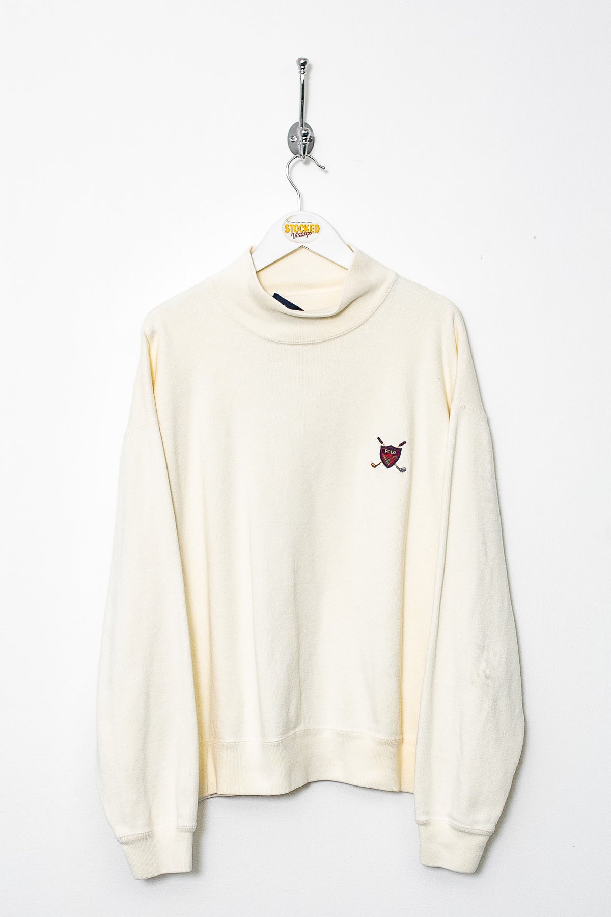 00s Ralph Lauren Mock Neck Sweatshirt (M)