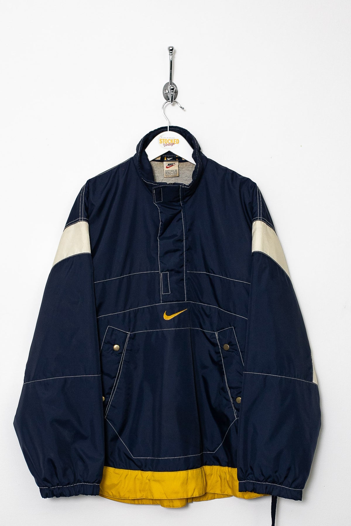 90s Nike 1/4 Zip Padded Coat (M)