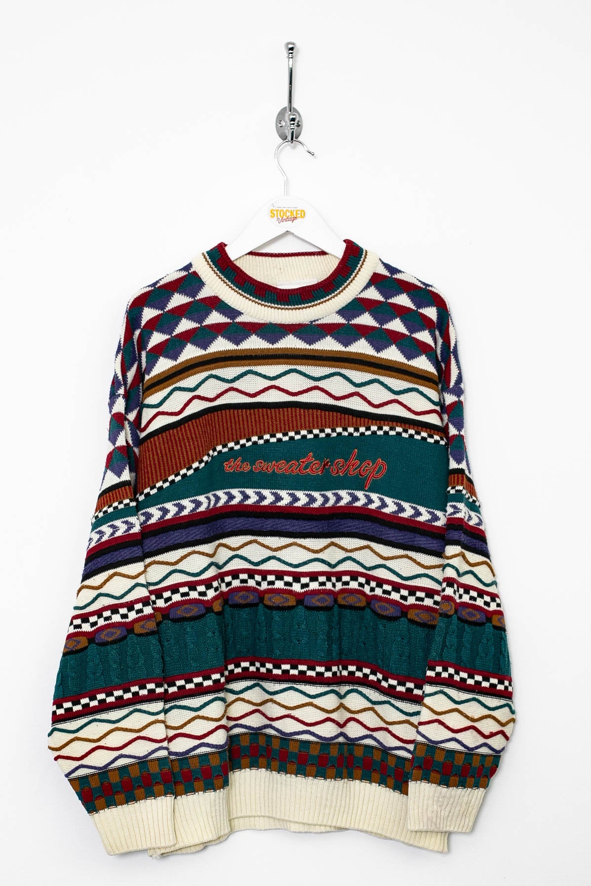 00s The Sweater Shop Coogi Style Knit Jumper (L)