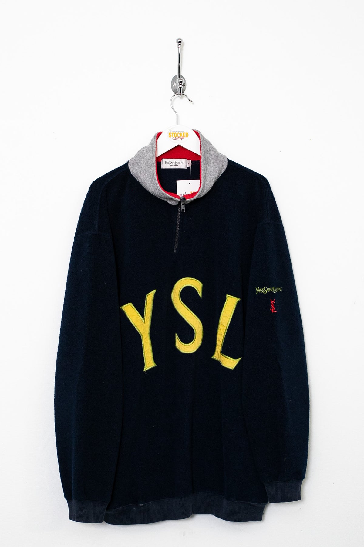 90s YSL 1/4 Zip Fleece (L)