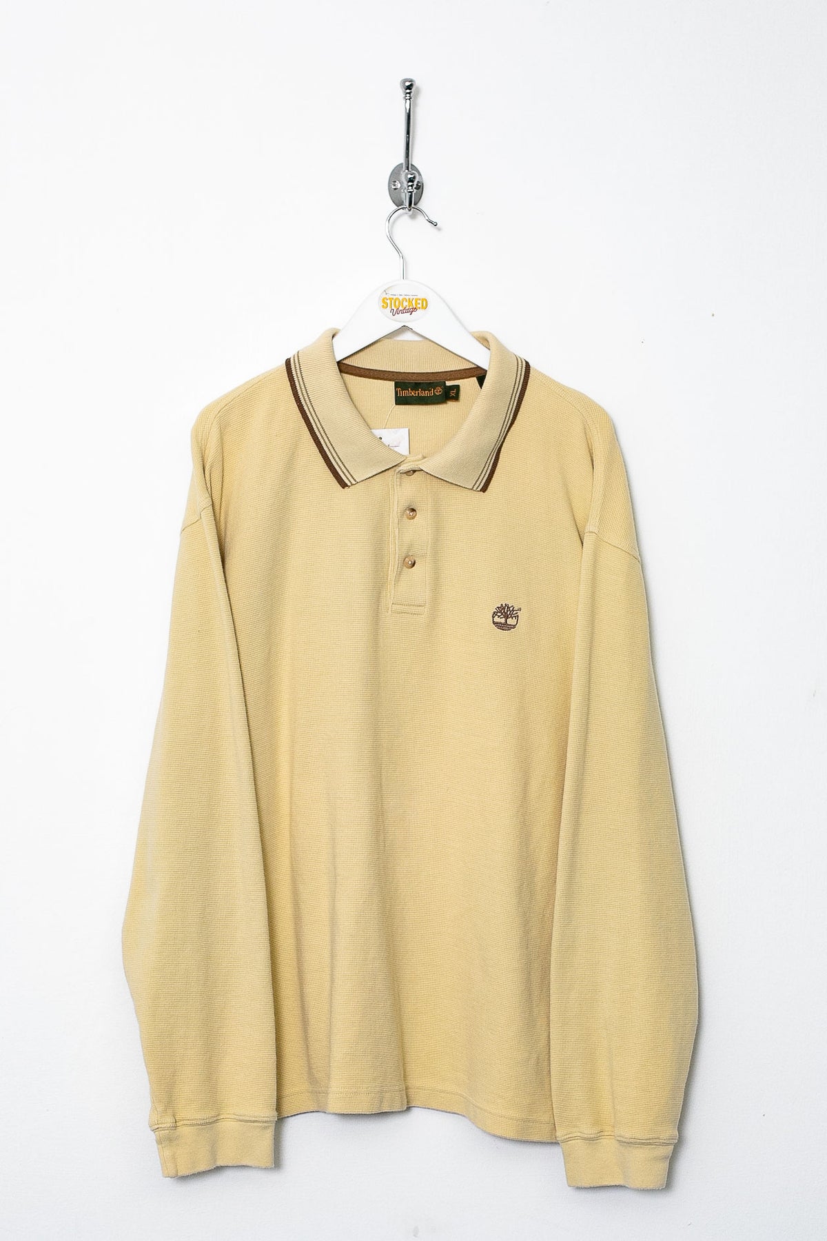 00s Timberland Long Sleeve Polo Shirt (L)