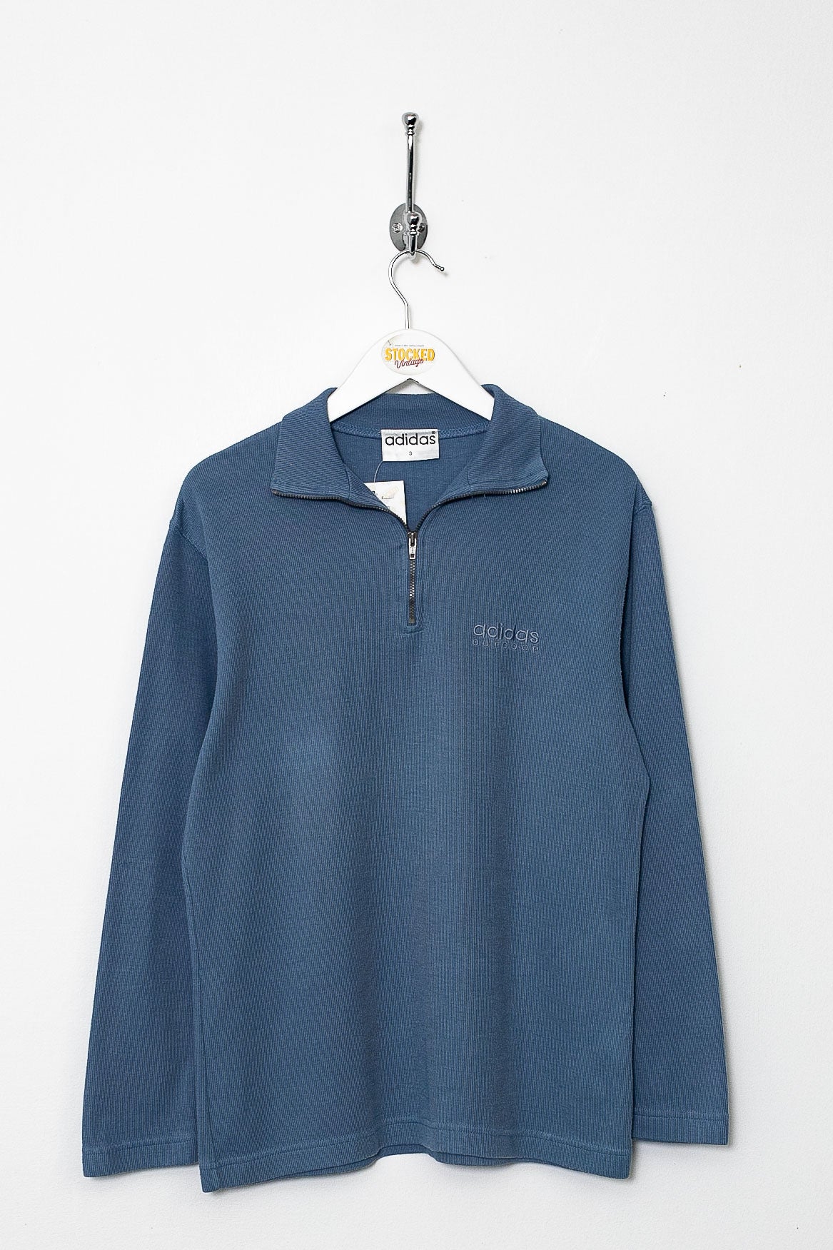 90s Adidas 1/4 Zip Sweatshirt (S)