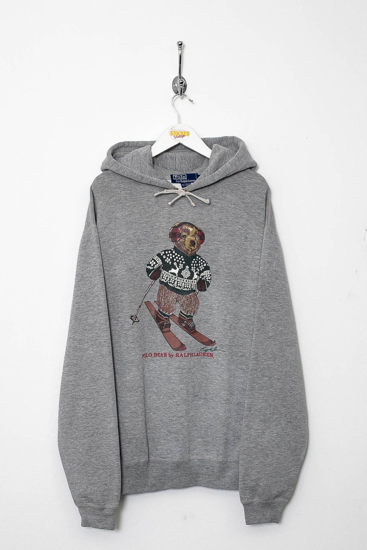 00s Ralph Lauren Polo Bear Hoodie (M)