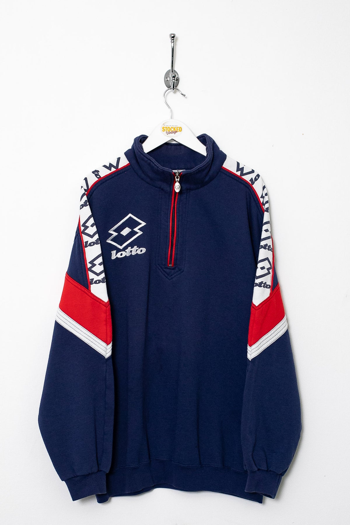 00s Lotto 1/4 Zip Sweatshirt (L)