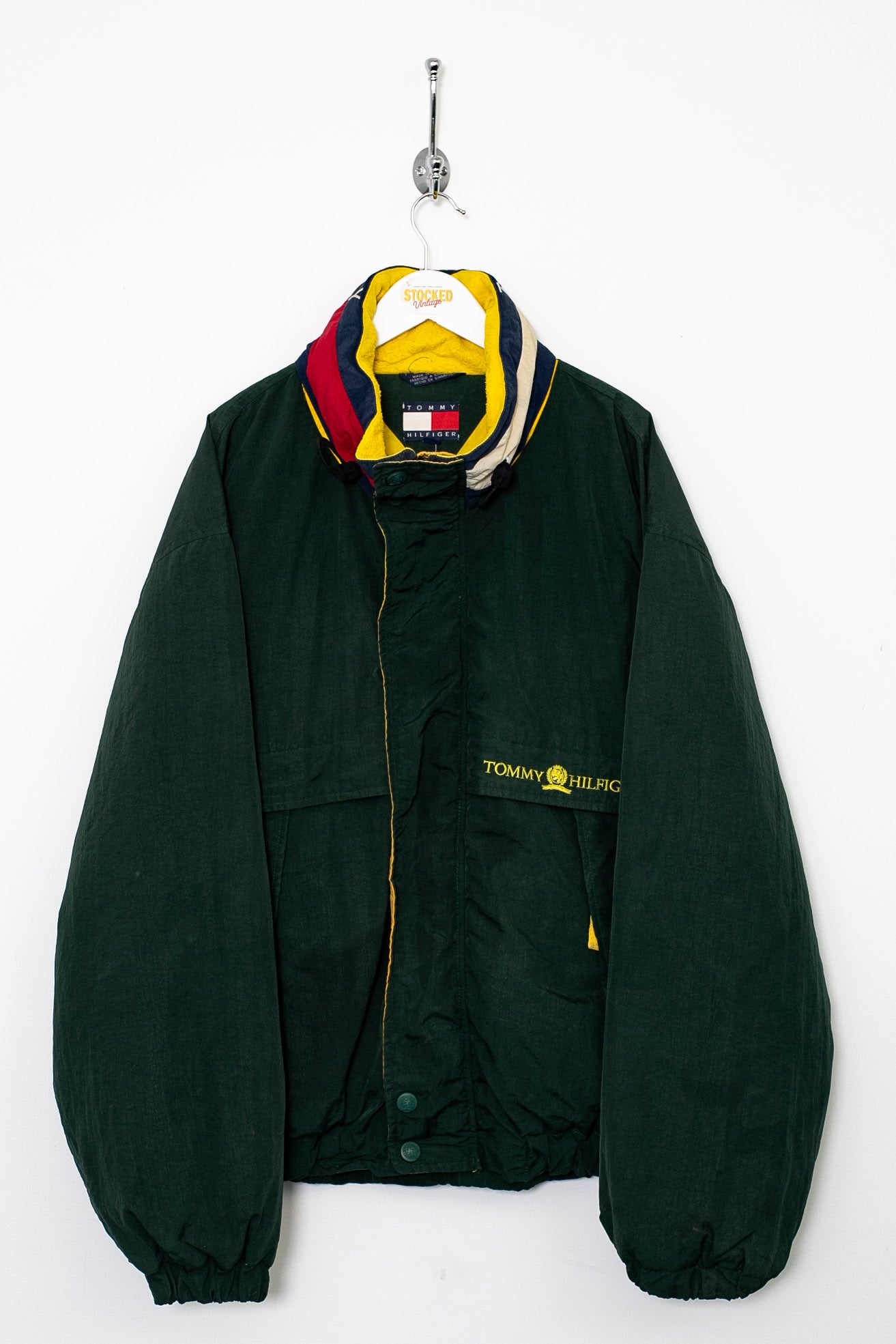 Vintage green shop tommy hilfiger jacket