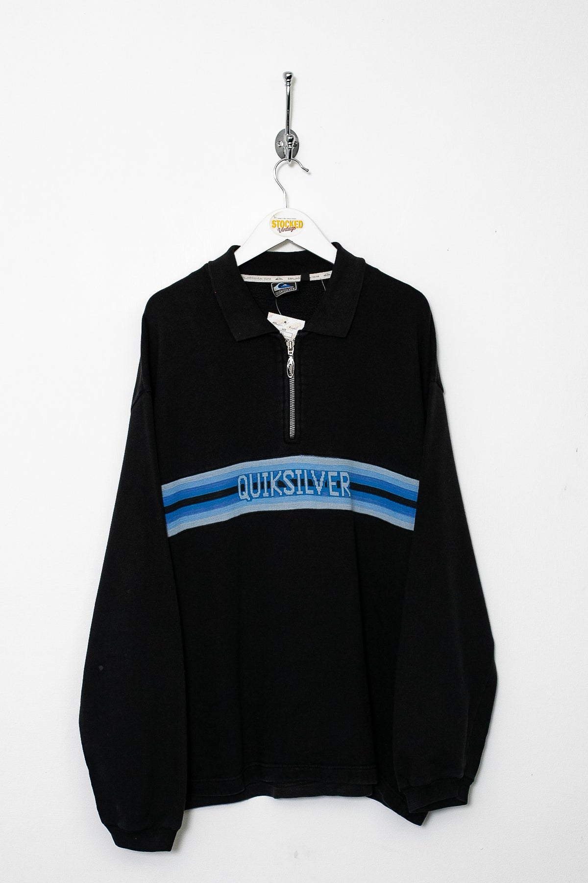 00s Quicksilver 1/4 Zip Sweatshirt (M)