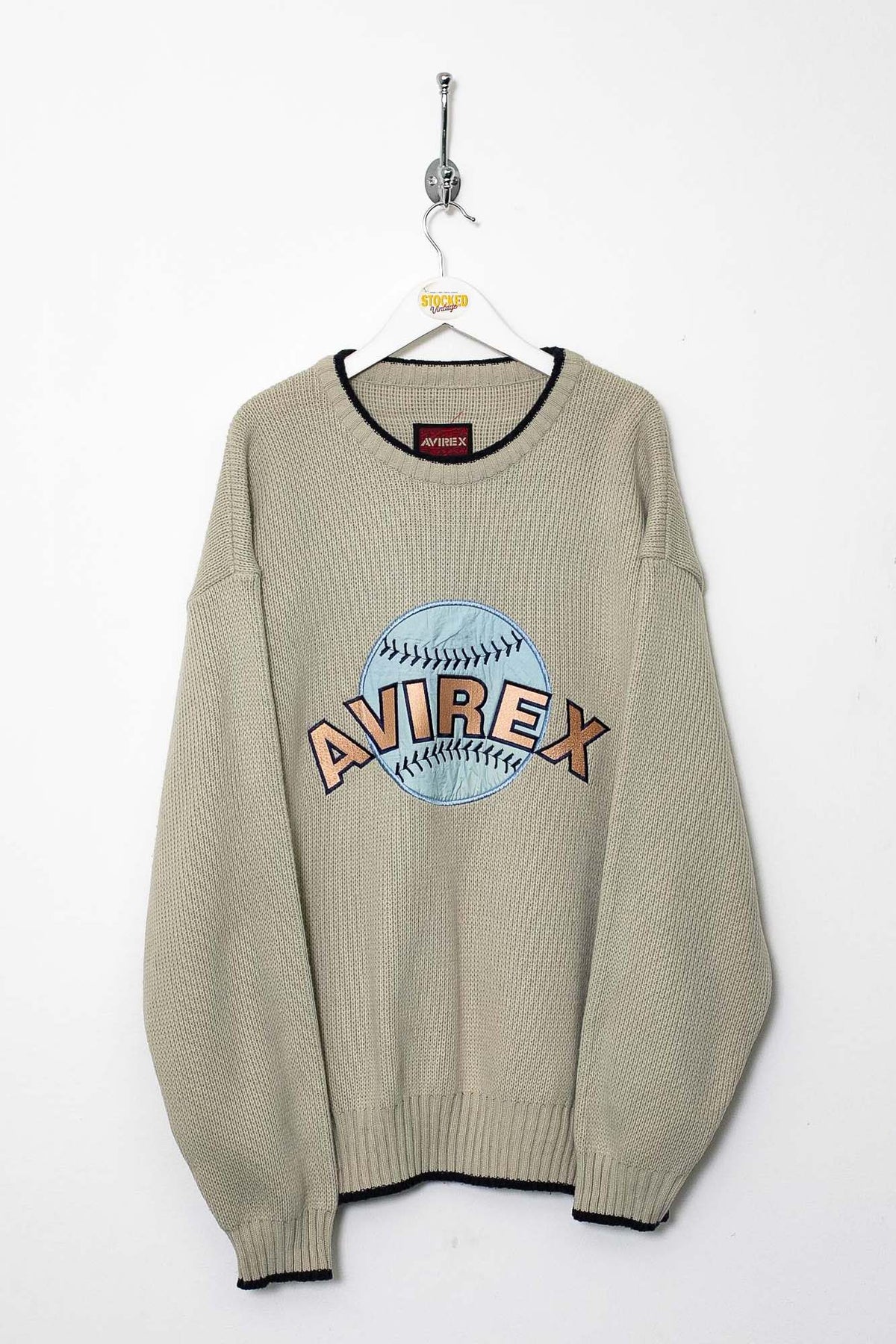 90s AVIREX Knit Jumper (L)