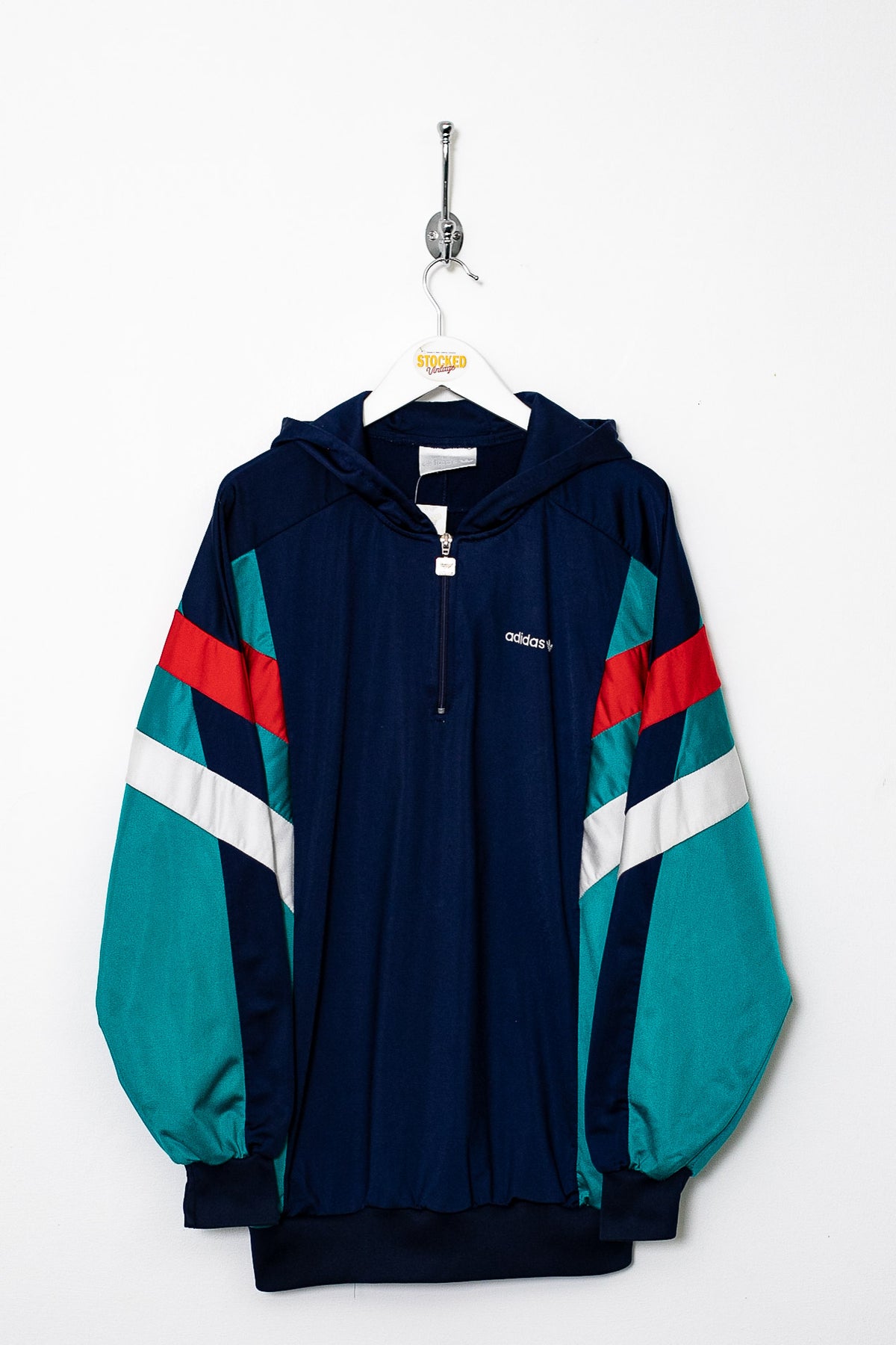 90s Adidas 1/4 Zip Jacket (L)