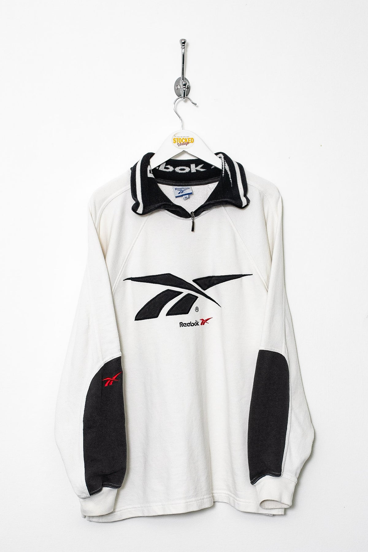 00s Reebok 1/4 Zip Sweatshirt (M)