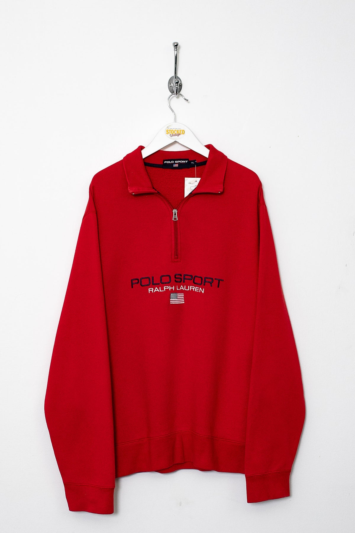 00s Ralph Lauren Polo Sport 1/4 Zip Sweatshirt (L)