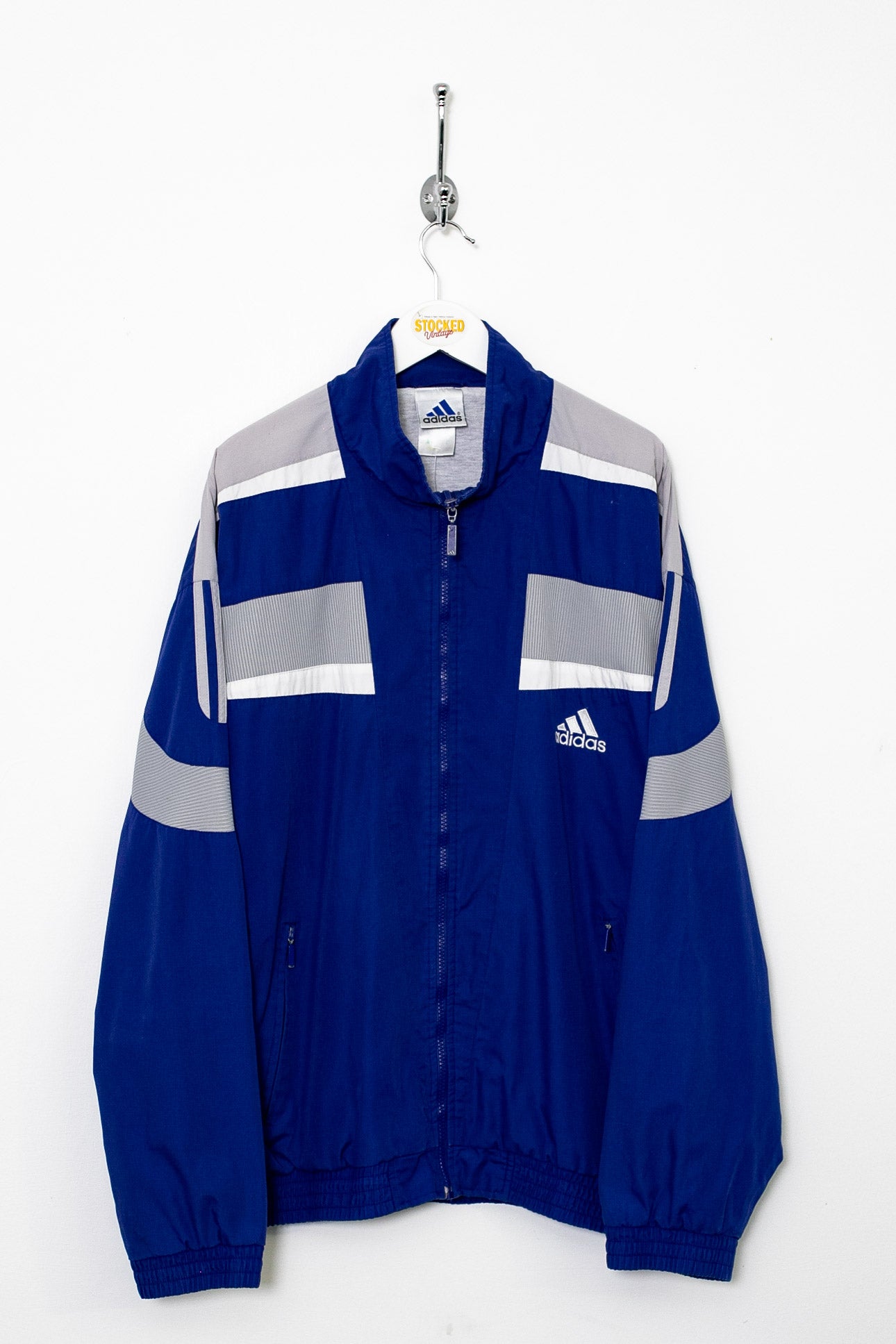 blue vintage adidas jacket