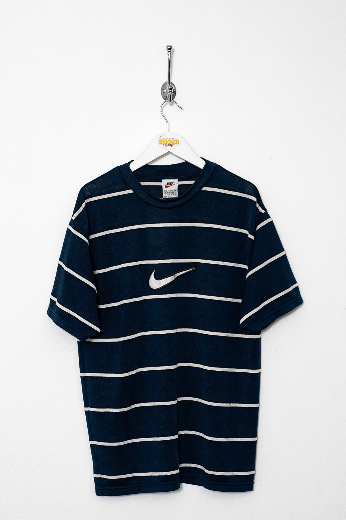 90s Nike Striped Tee (M)