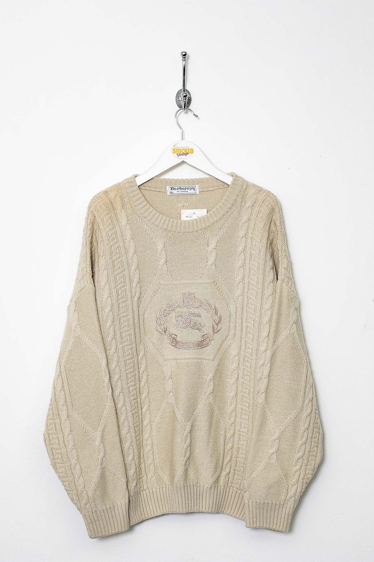 90s Burberry Knit Jumper (L)
