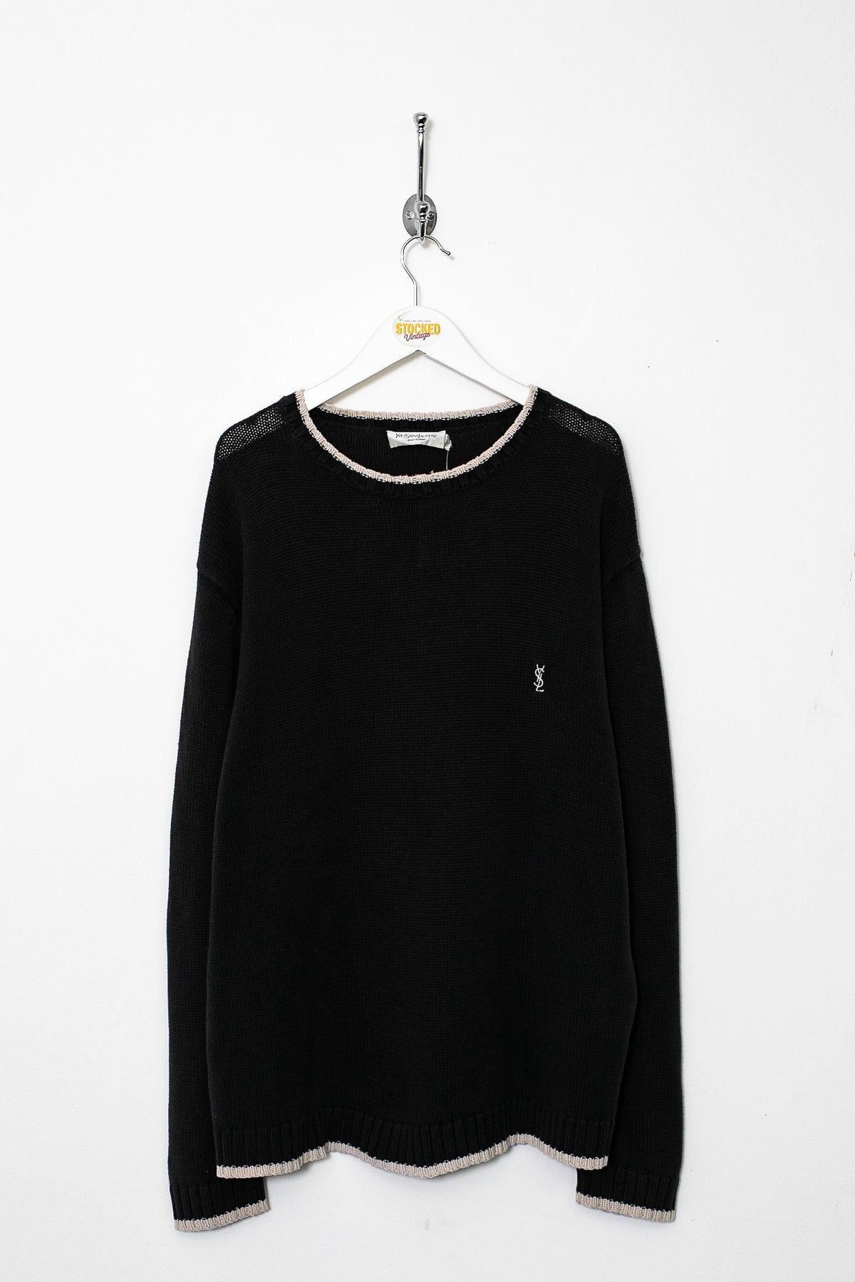 90s YSL Heavyweight Knit Jumper (L)