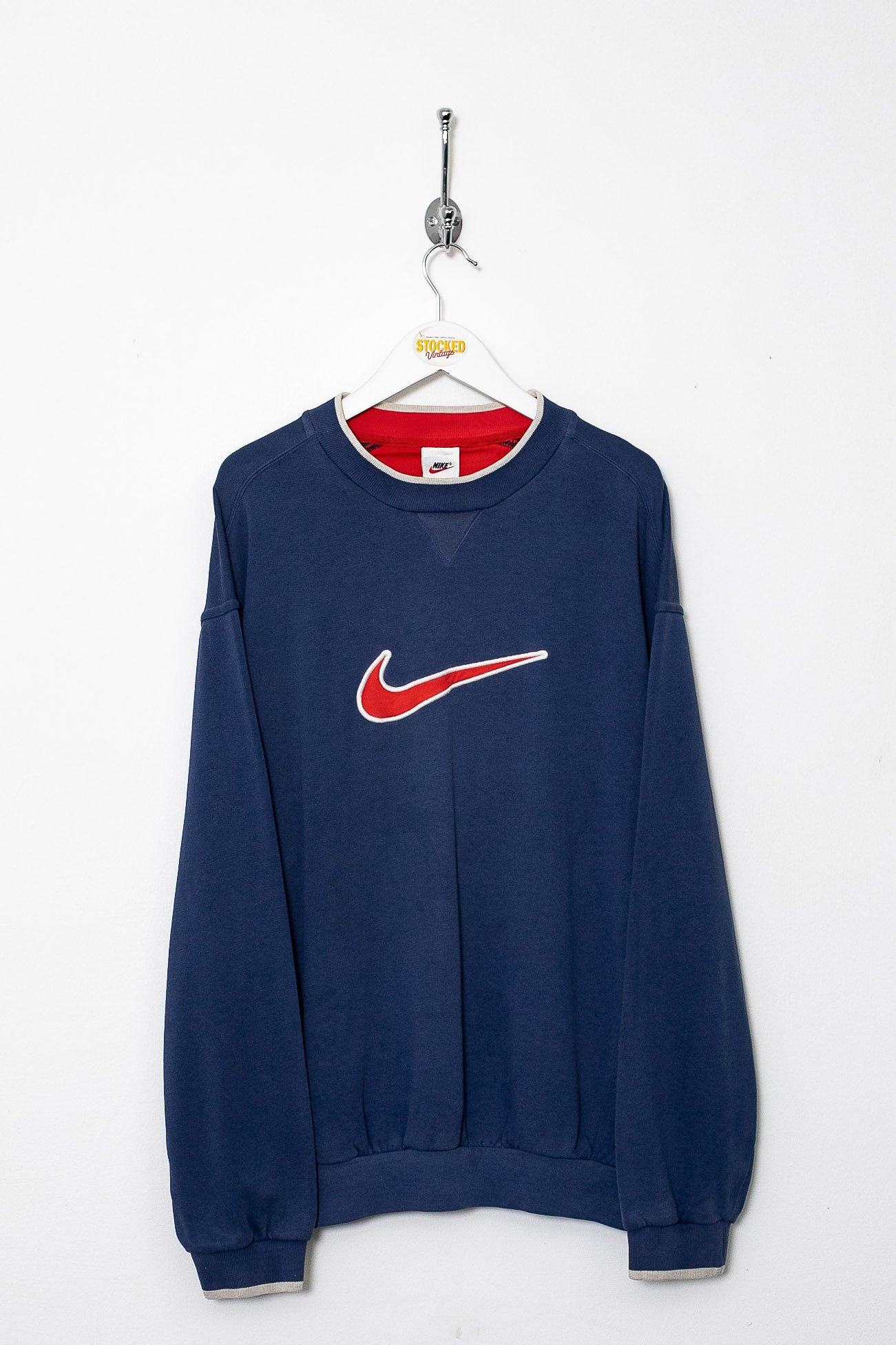 navy blue nike jumper vintage