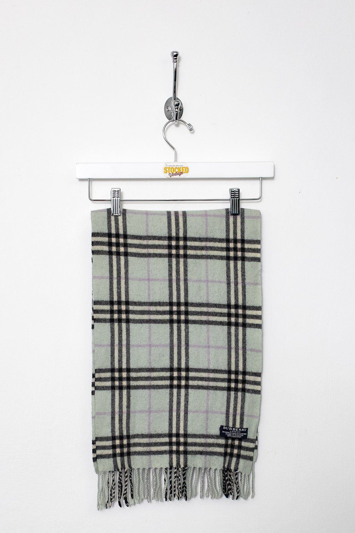 00s Burberry Nova Check Cashmere Scarf