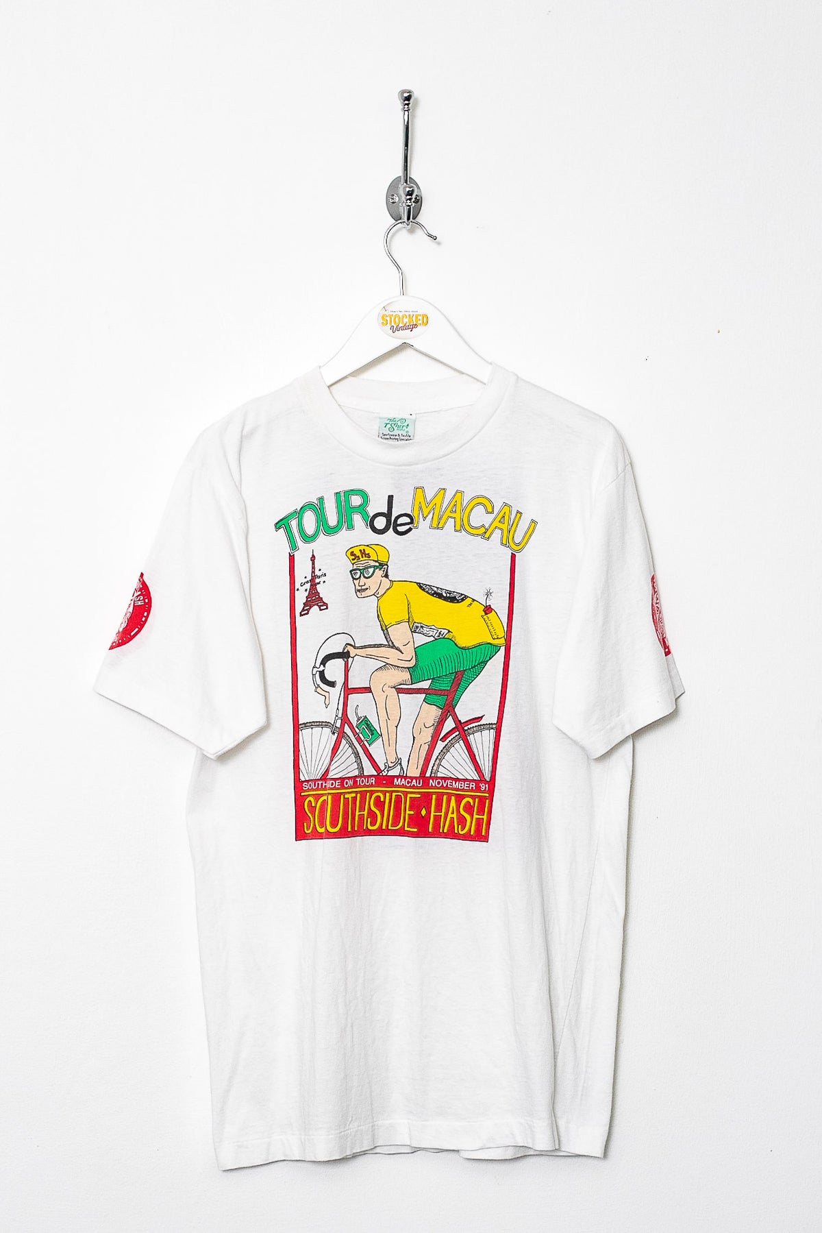 90s Tour De Macau Single Stitch Graphic Tee (M)