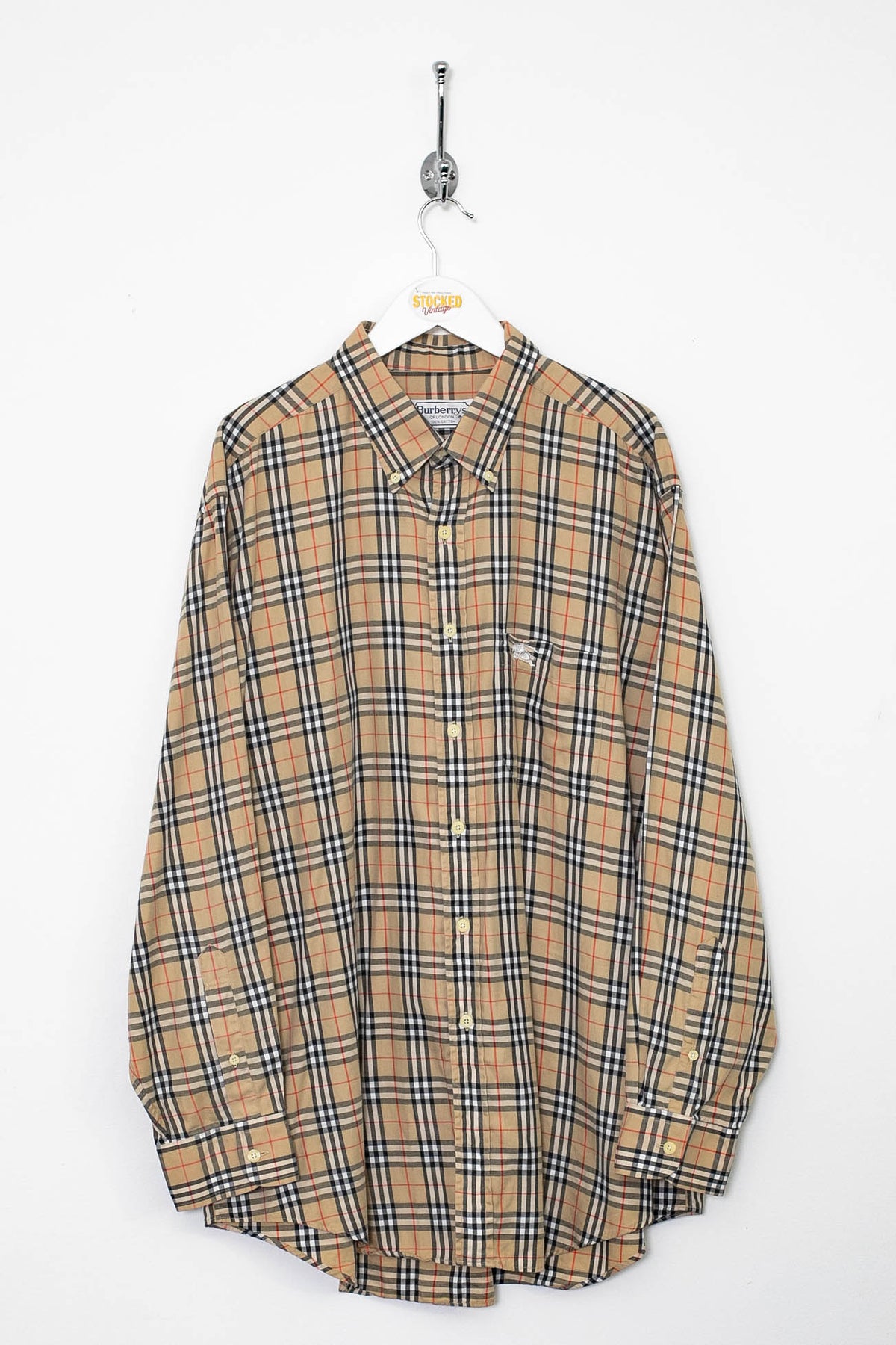90s Burberry Nova Check Shirt (XL)