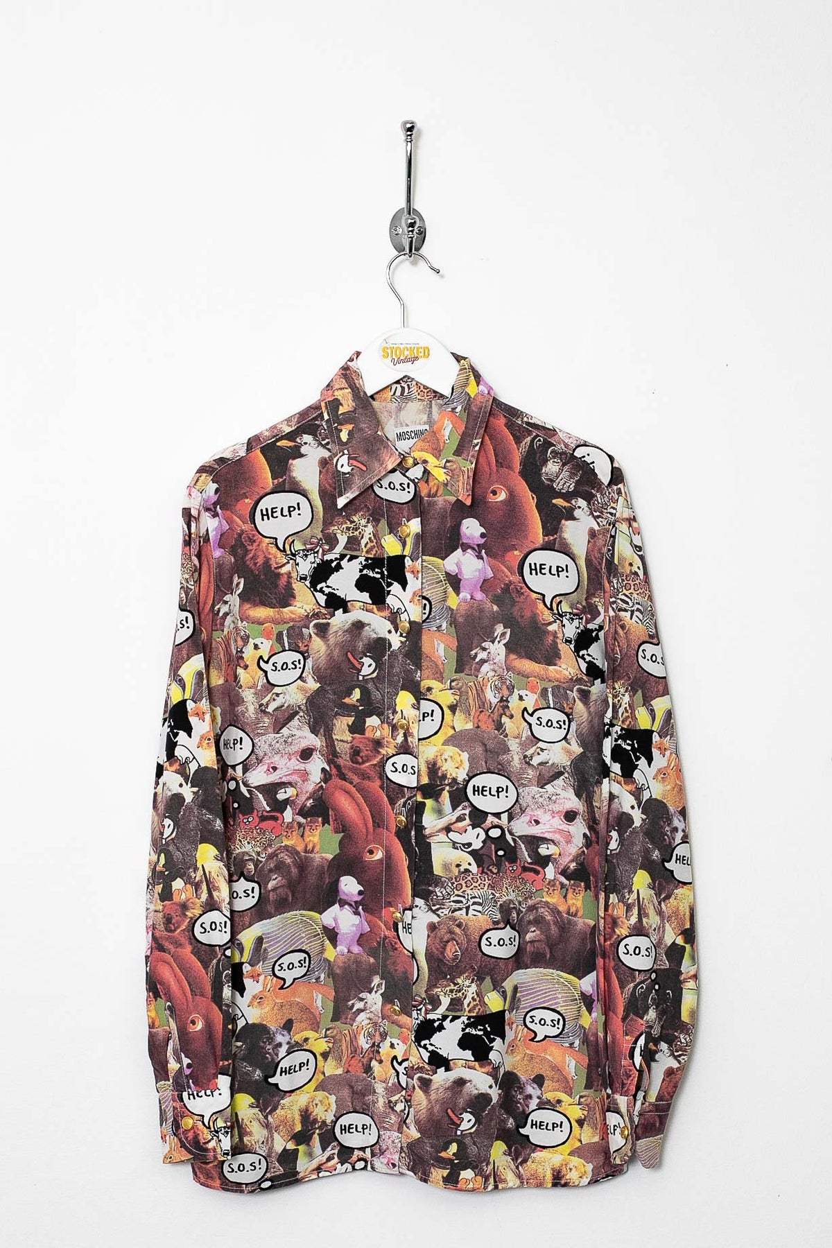 Womens 90s Moschino Shirt (L)