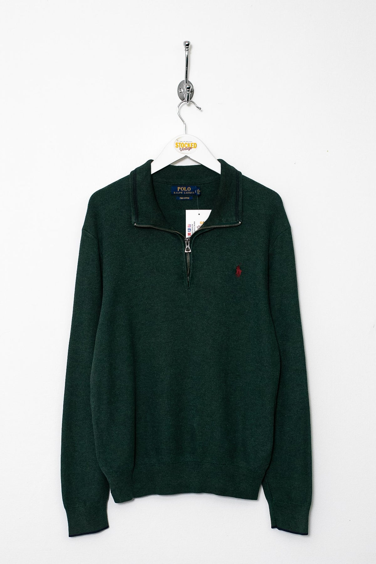 Ralph Lauren 1/4 Zip Knit Jumper (S)