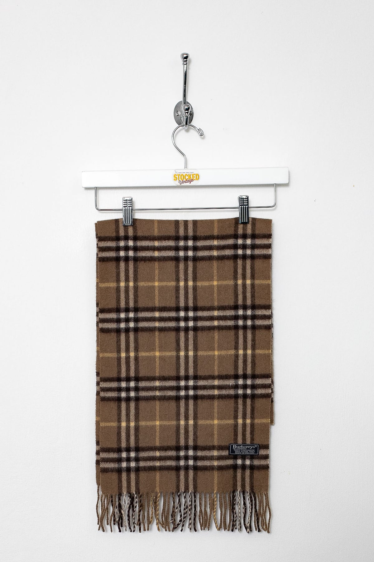 00s Burberry Nova Check Cashmere Scarf