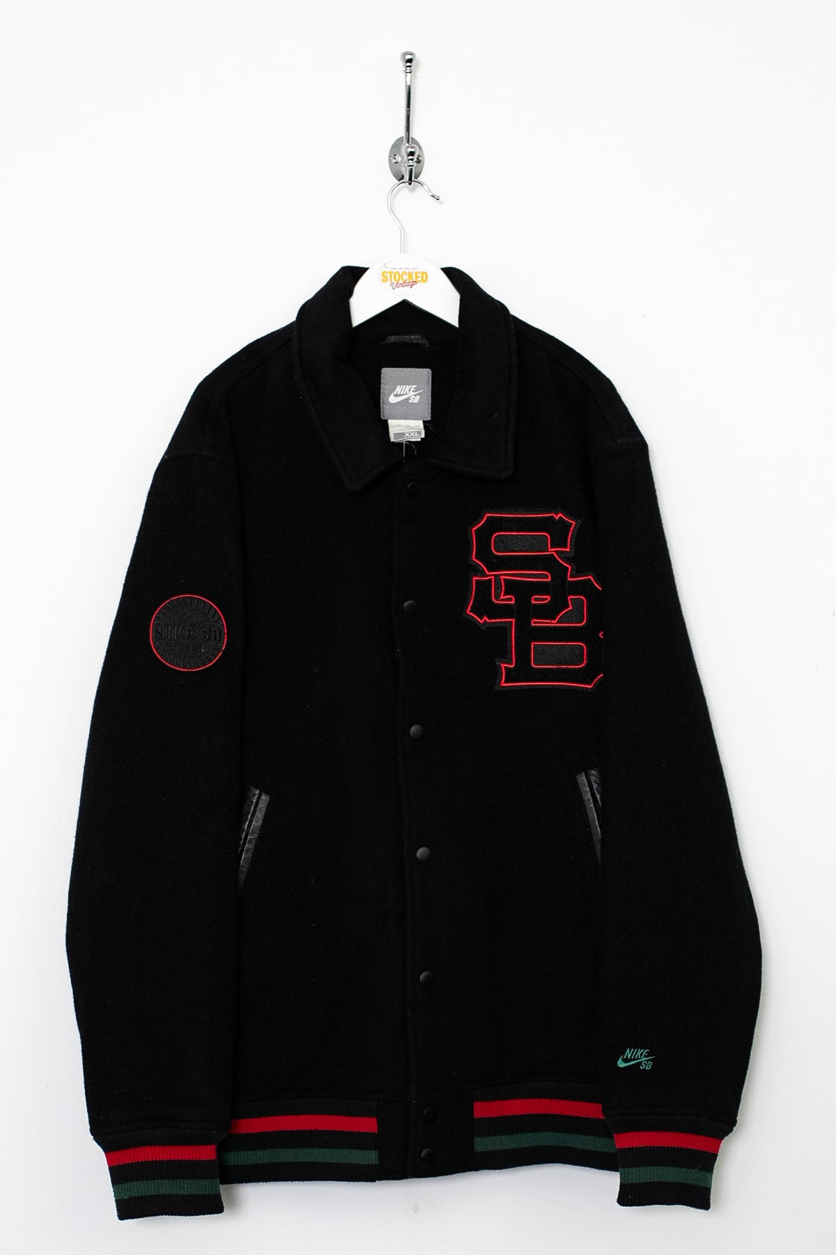 00s Nike Wool Varsity Jacket (XXL)