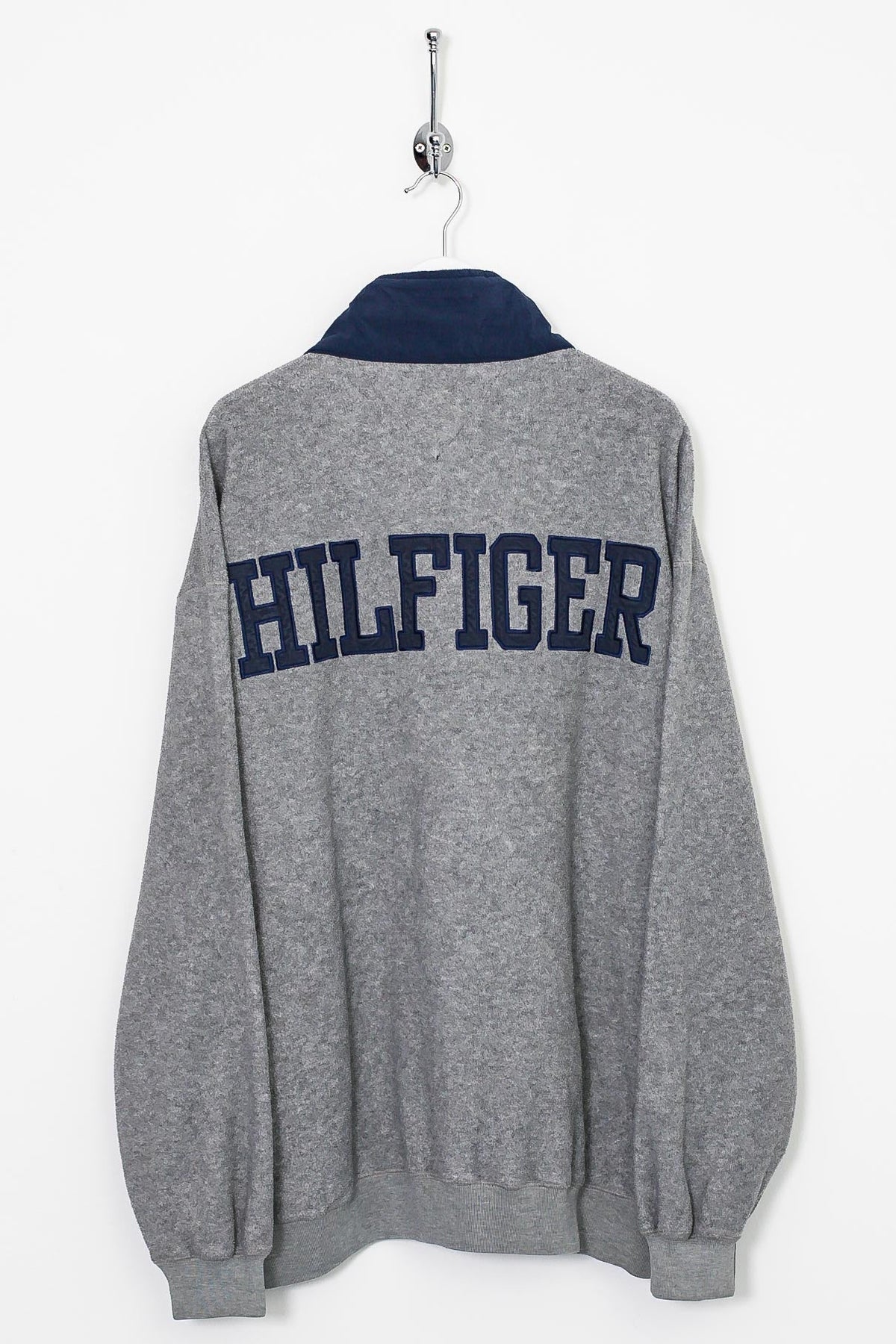 90s Tommy Hilfiger 1/4 Zip Fleece (XL)