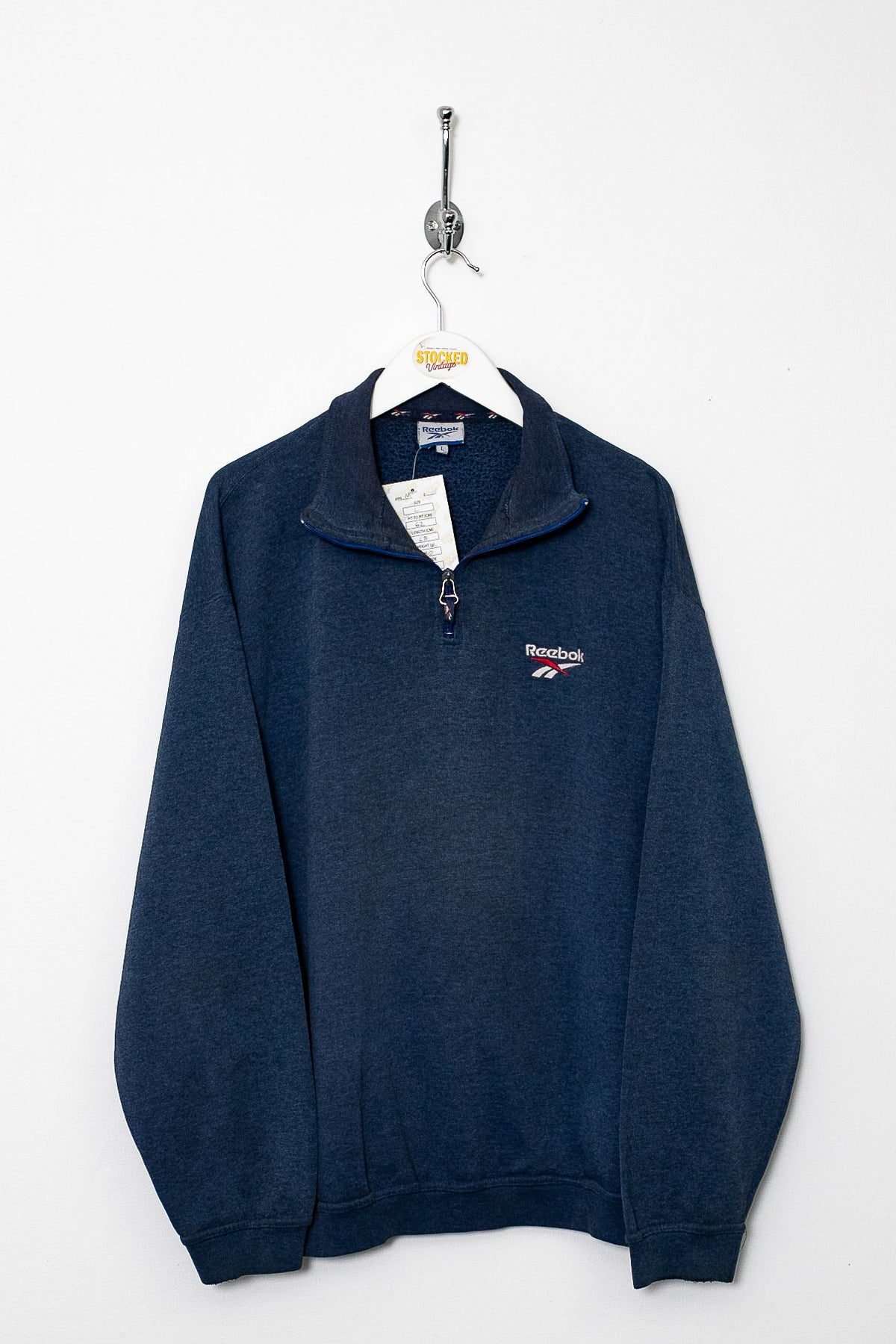 00s Reebok 1/4 Zip Sweatshirt (M)