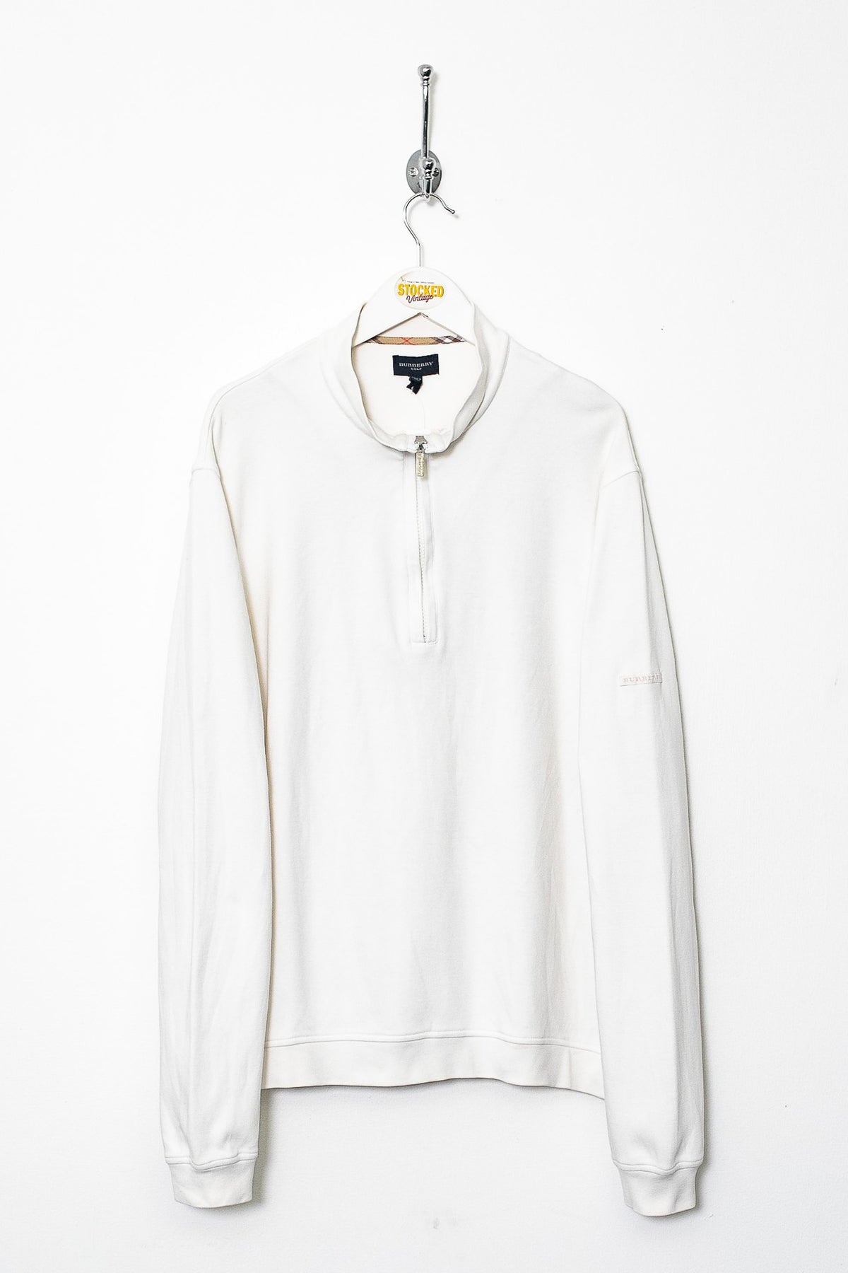 00s Burberry Golf 1/4 Zip Sweatshirt (M)