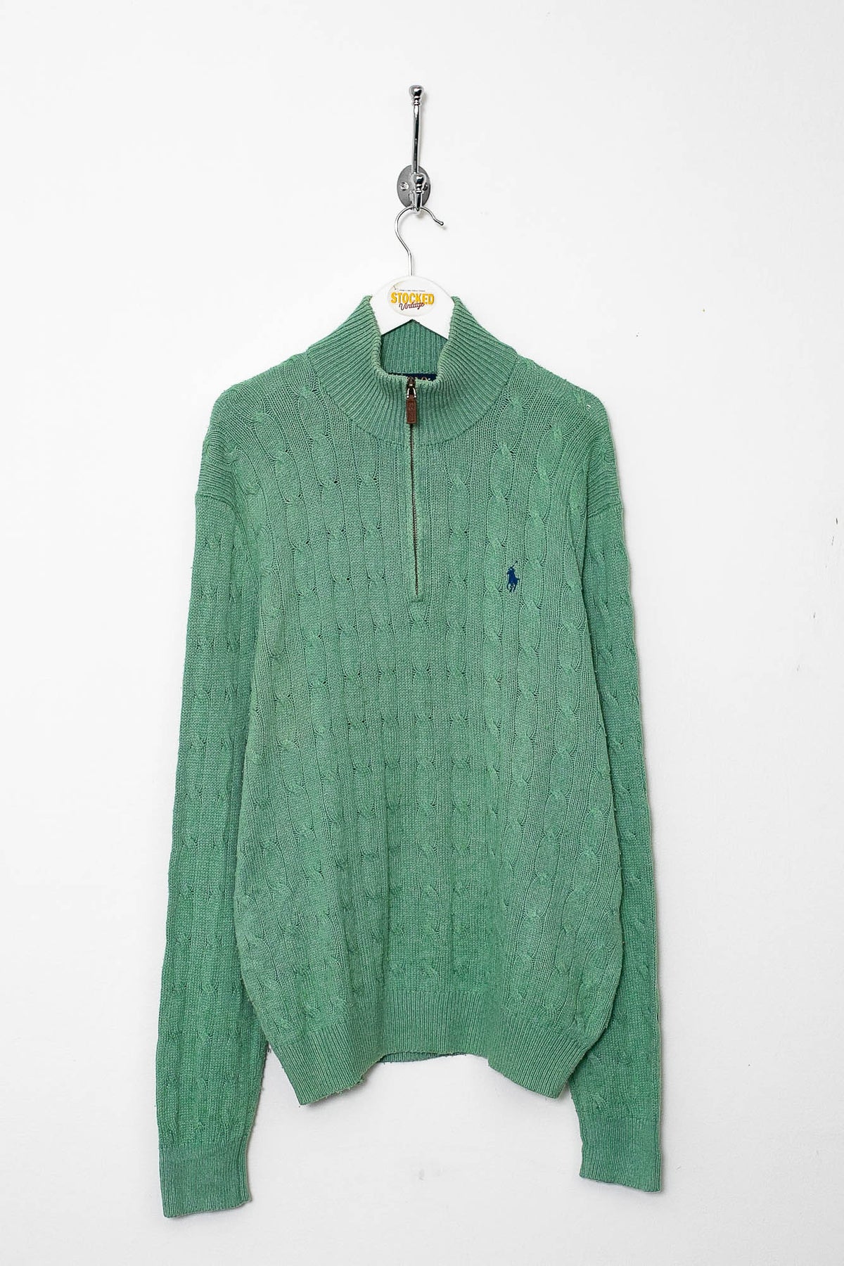 Ralph Lauren 1/4 Zip Knit Jumper (L)