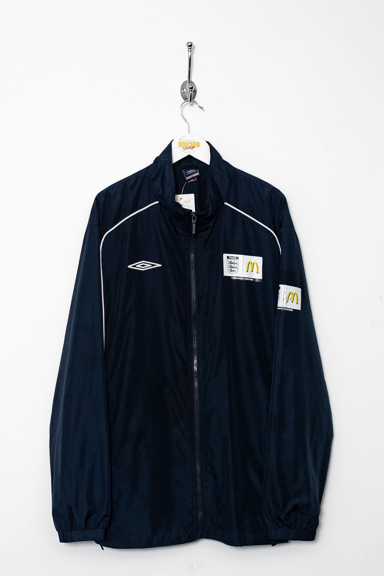00s Umbro England Training Jacket (L) – Stocked Vintage