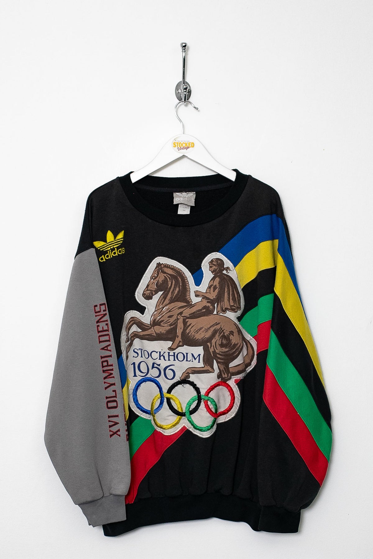 Rare 90s Adidas Stockholm Olympics Sweatshirt (XL)
