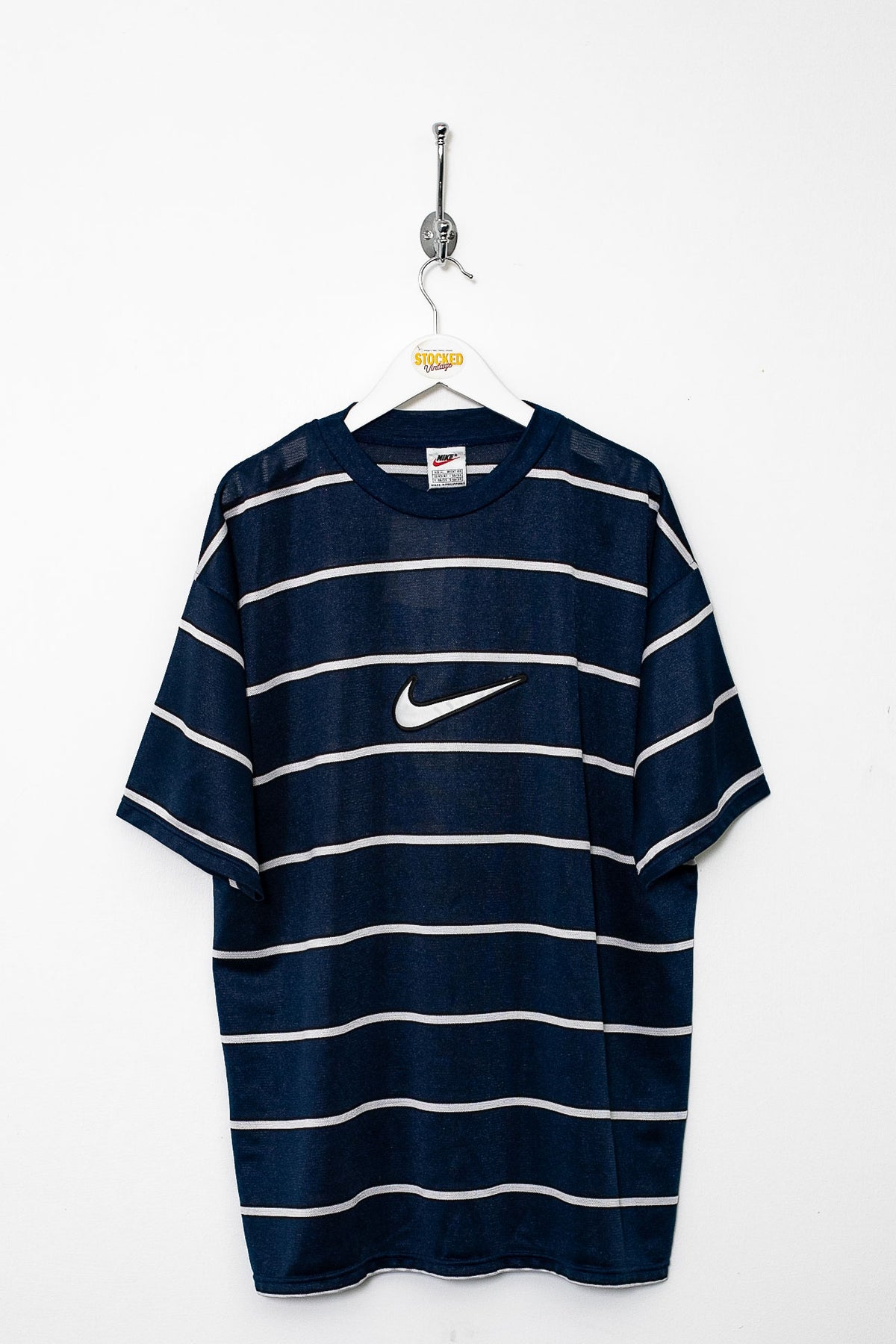 90s Nike Striped Tee (XL)