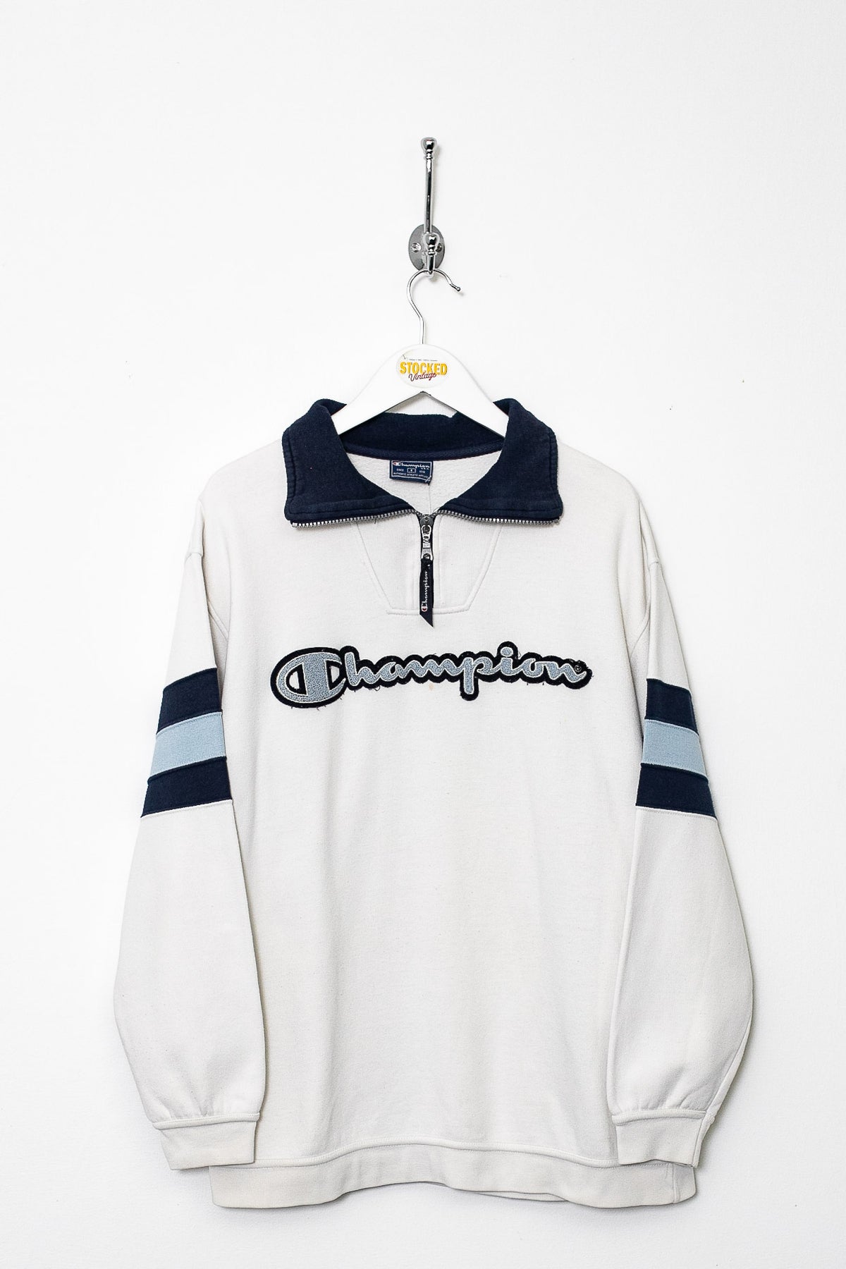 00s Champion 1/4 Zip Sweatshirt (S)