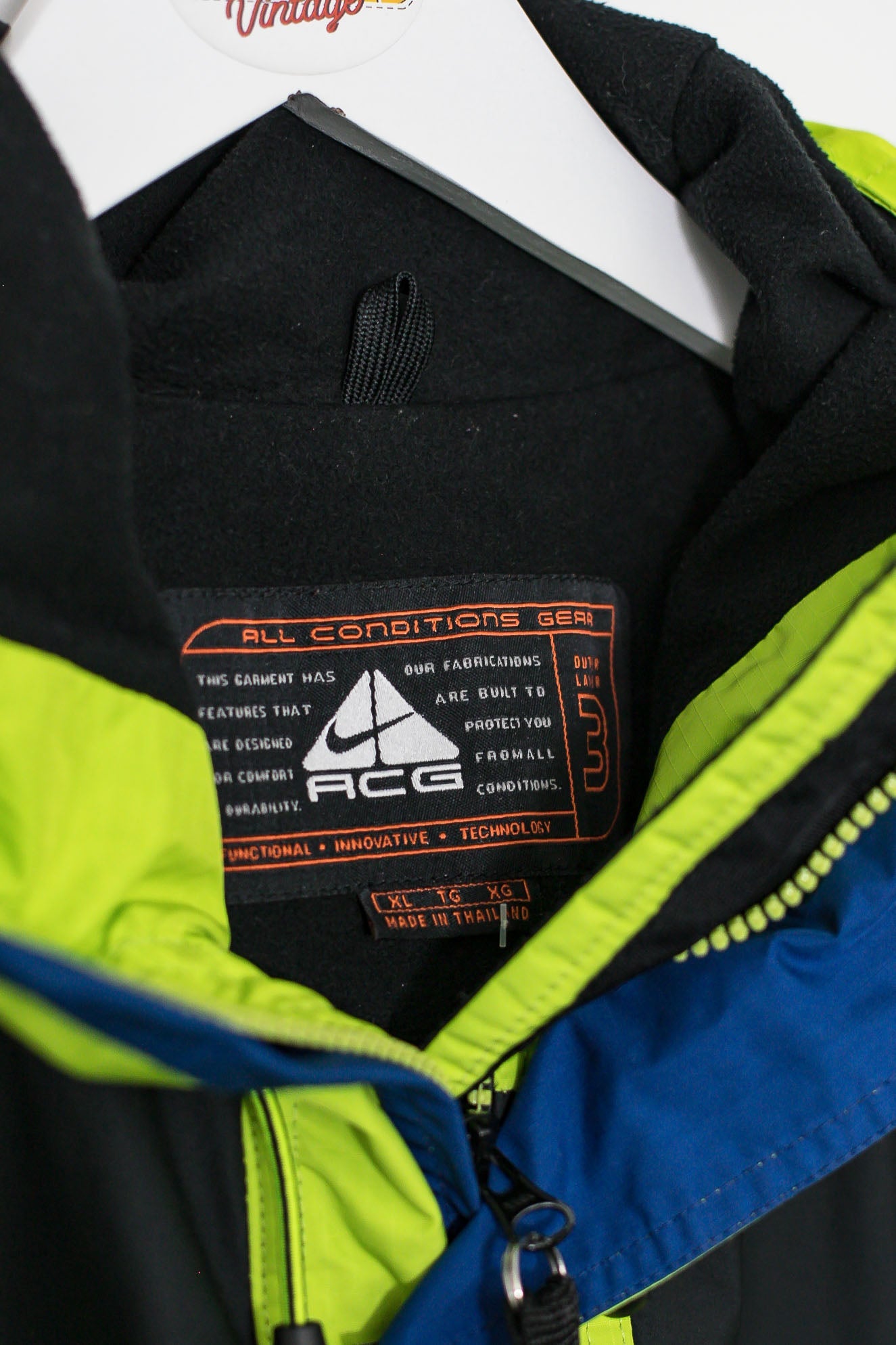 00s Nike ACG 1/4 Zip Fleece Lined Jacket (XL)